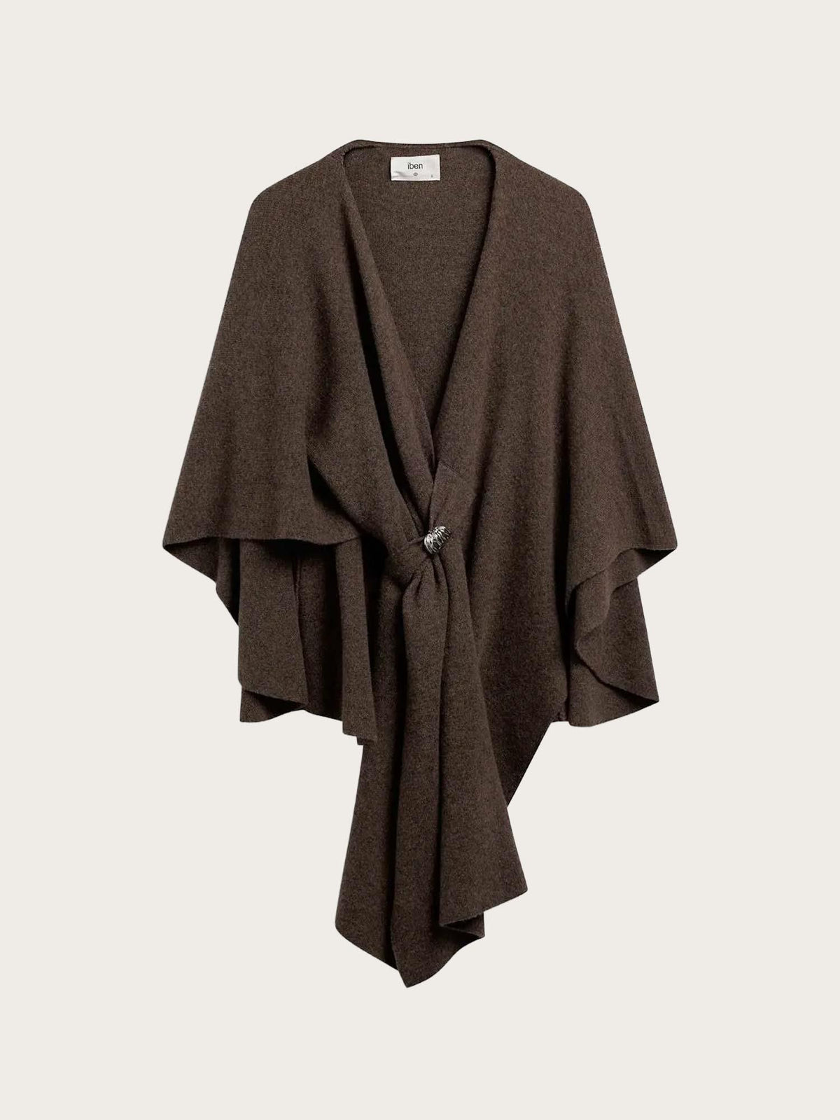 Vail Merino Shawl - Brown Melange
