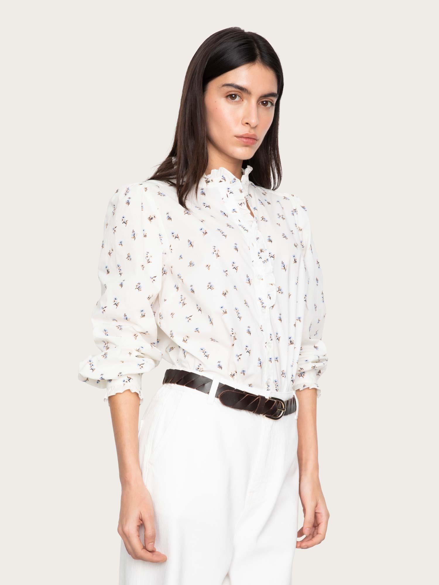 Emily Blouse - White Anemone