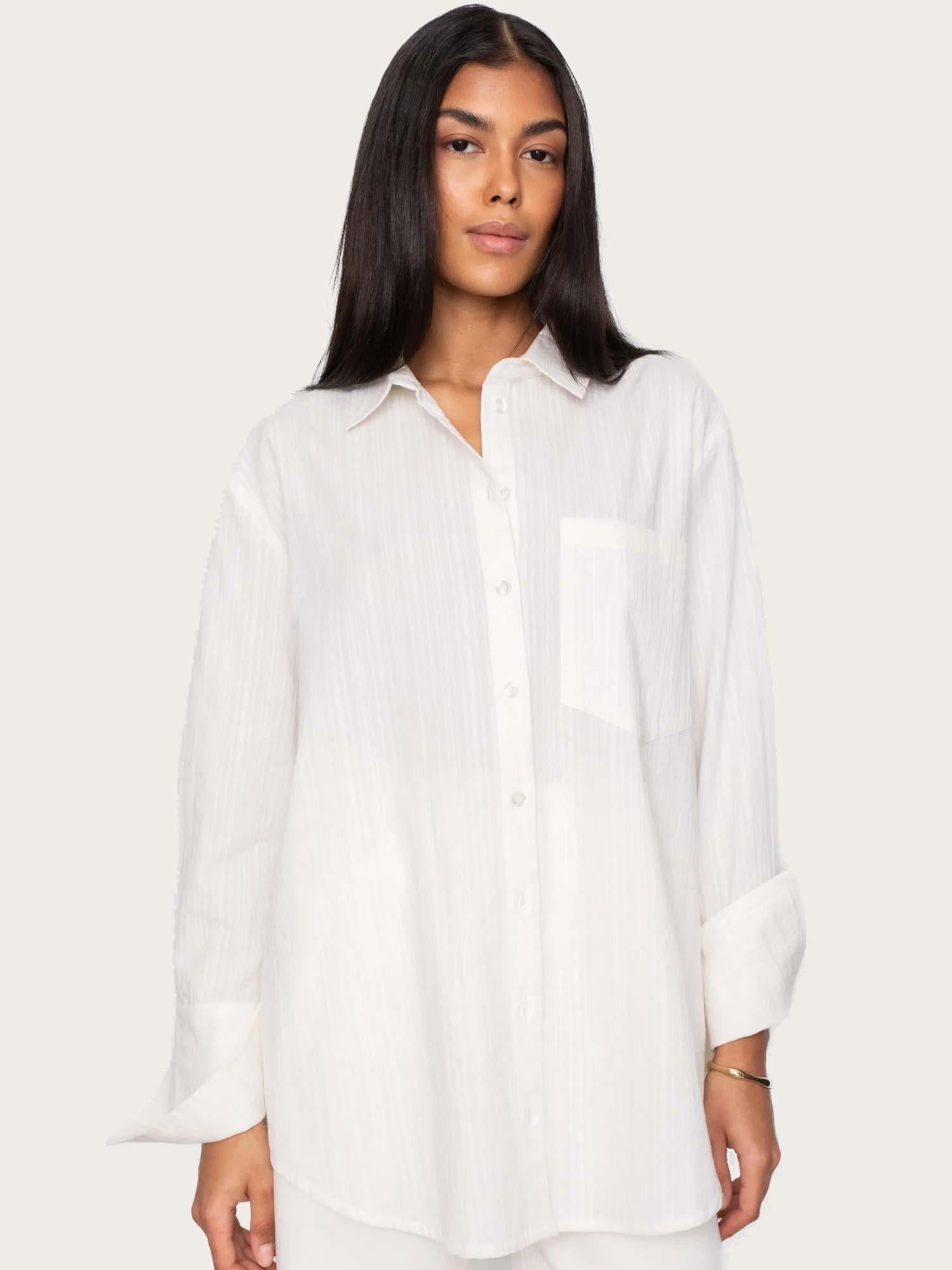 Bibi Crepe Shirt - White