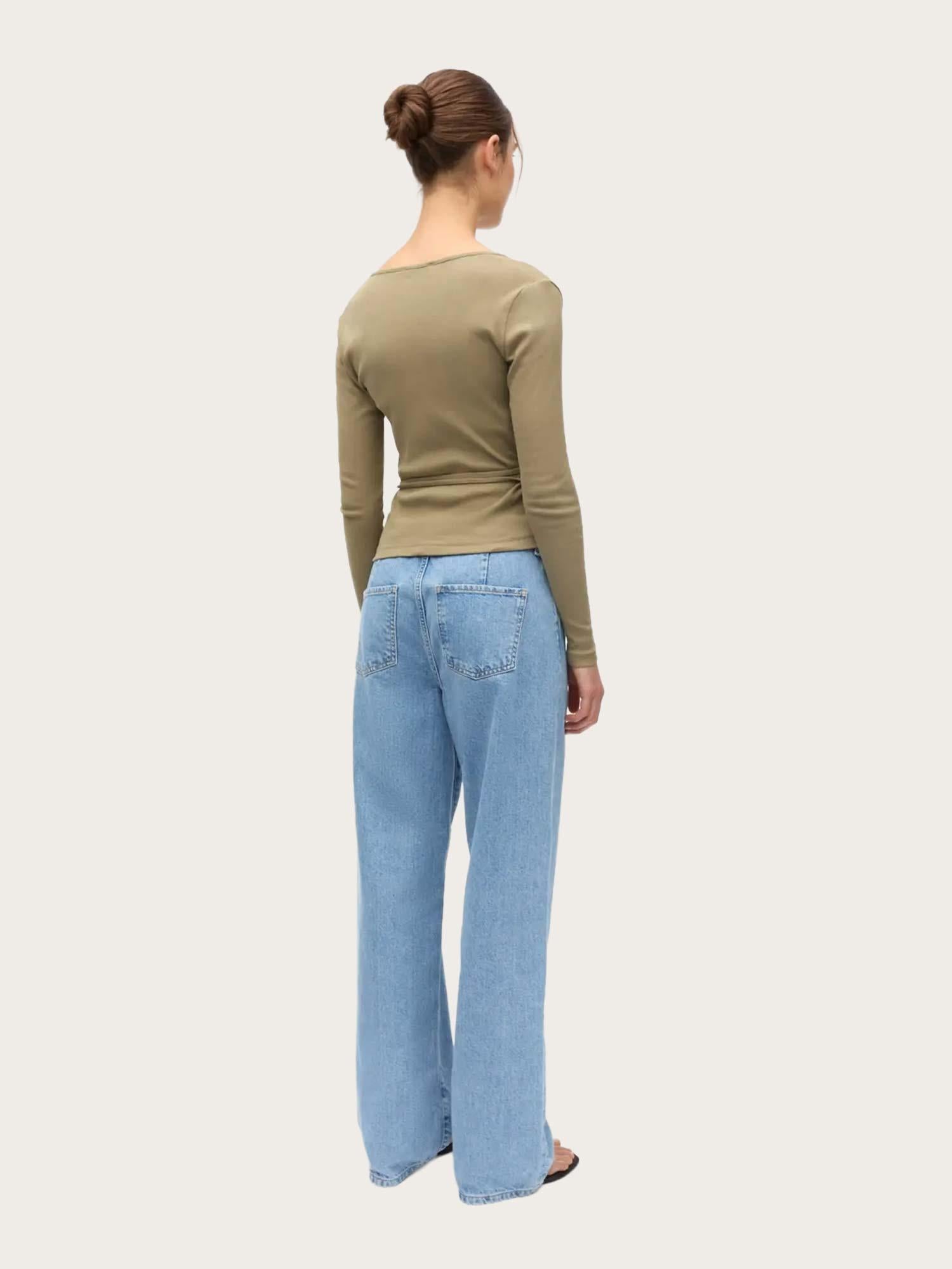 Enally LS V-N Tee - Mermaid