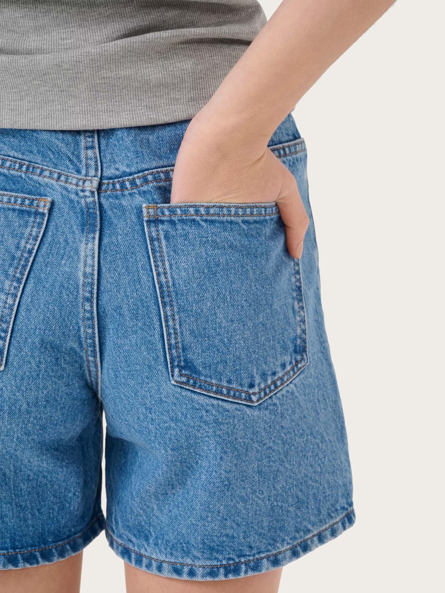 GZdena HW Shorts - Washed Mid Blue