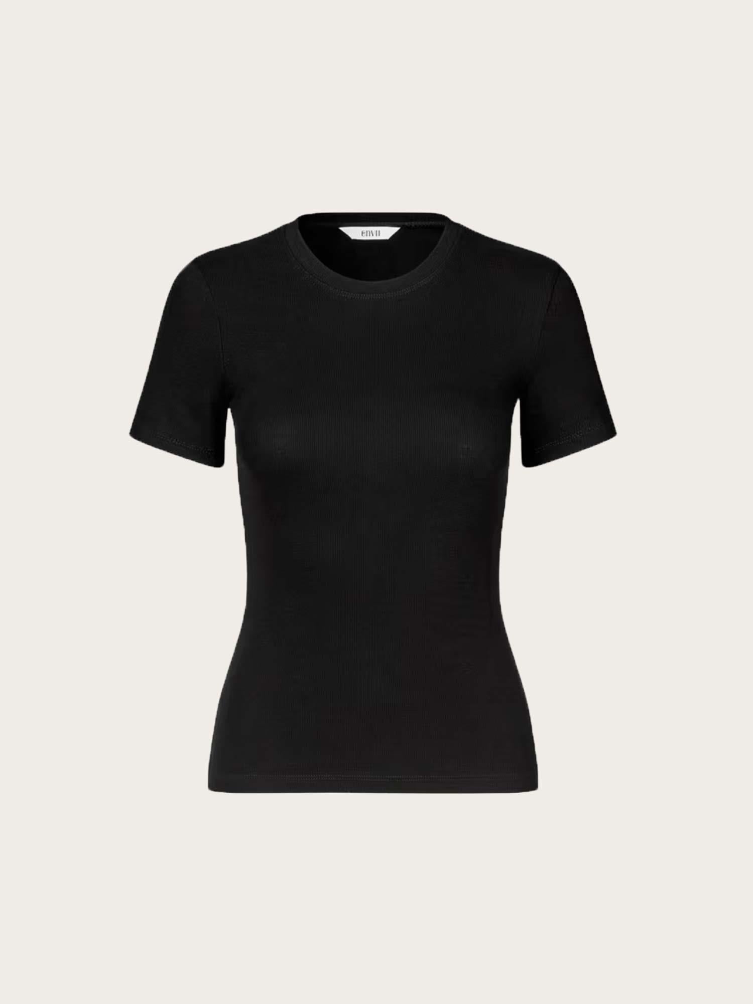 Enally SS O-N Tee - Black