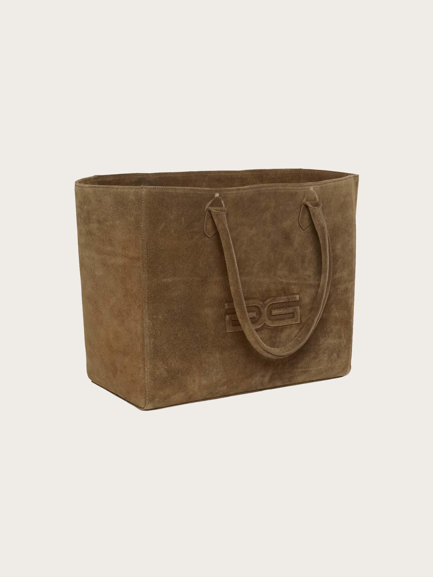 Beau Suede Totebag - Brown