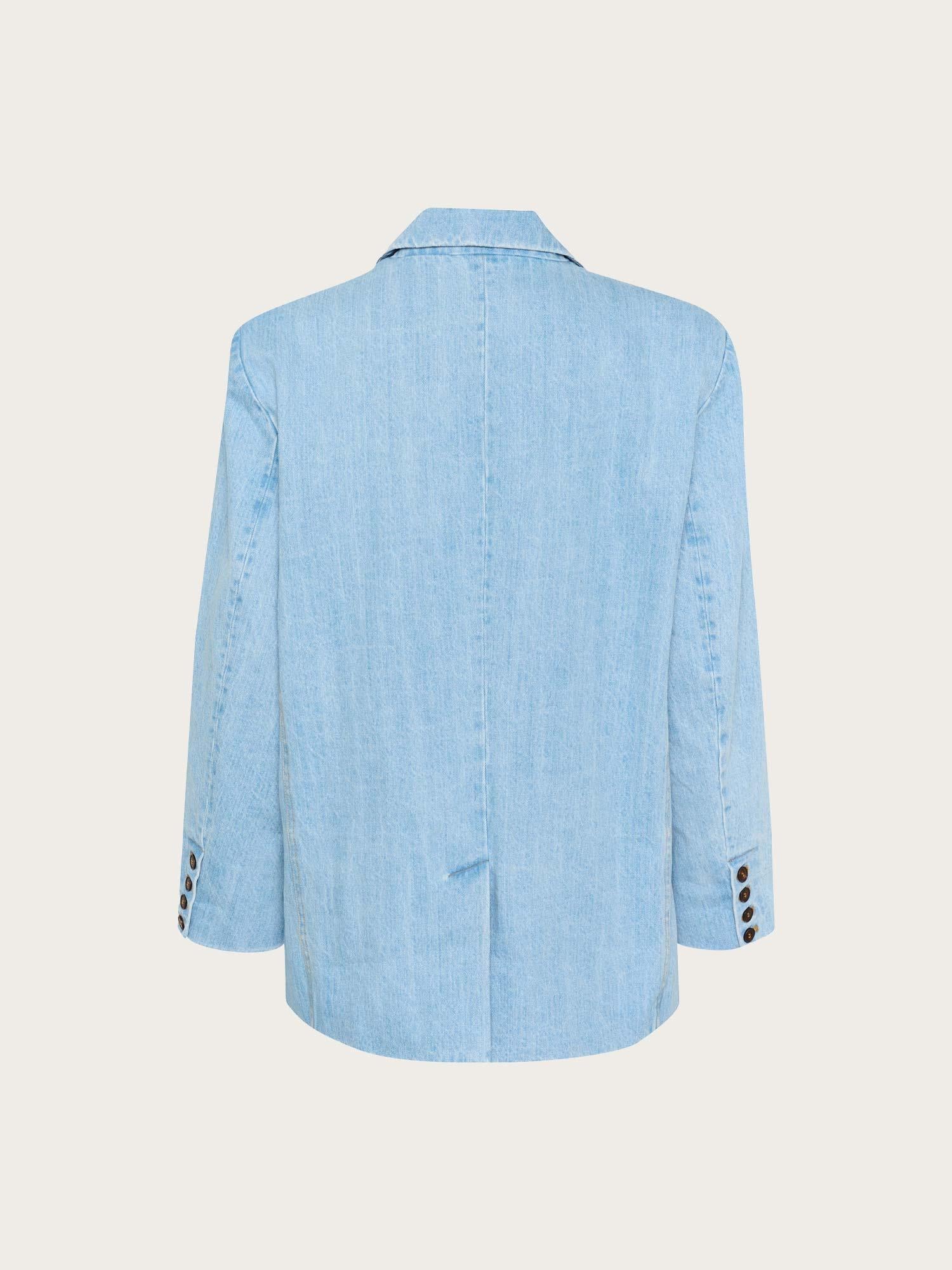 Vella OZ Blazer - Light Blue Washed