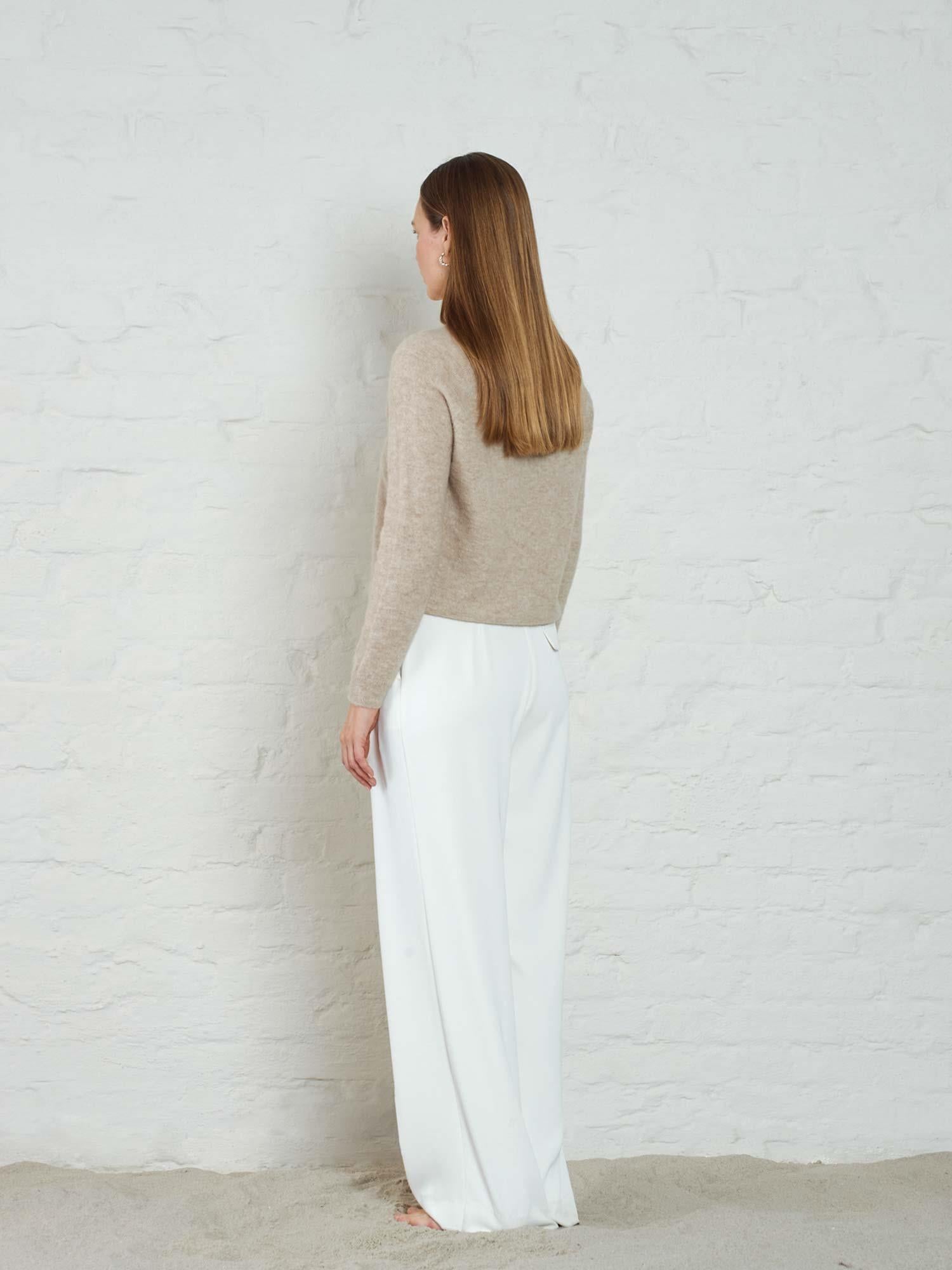 Fiona Summer Sweater - Lt Beige Melange