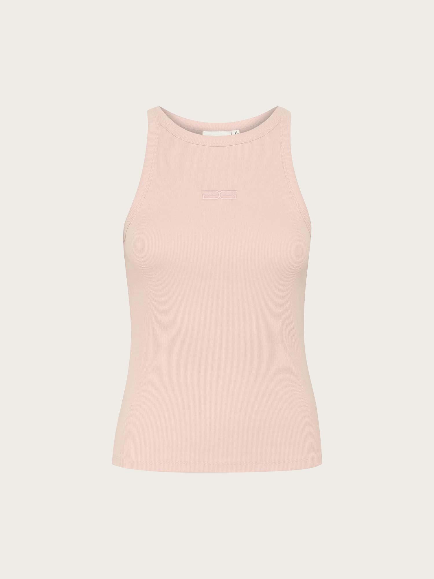 Drew Washed Logo Tank - Rose Dust Washed