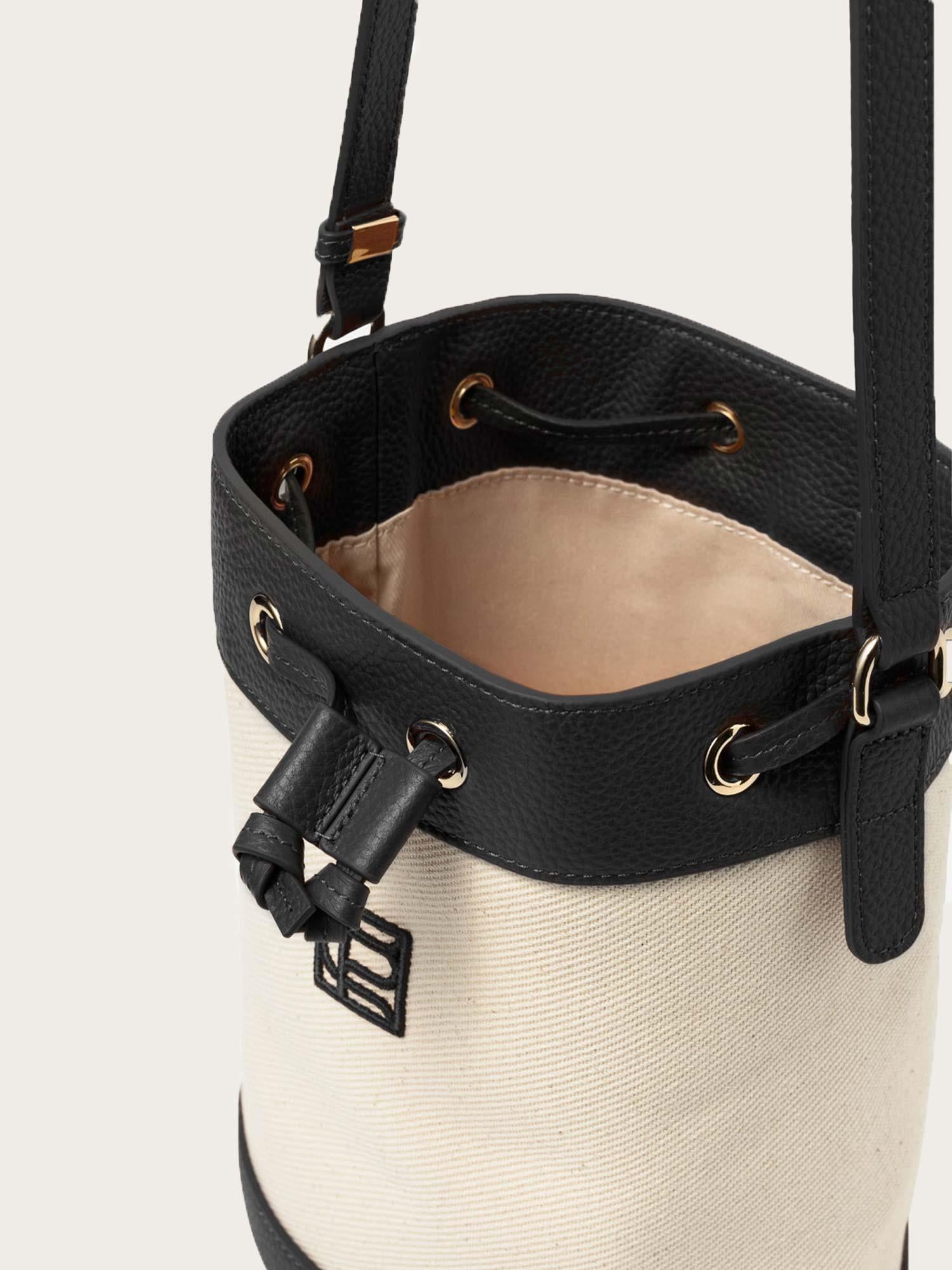 Canvas Bucket Bag - Black