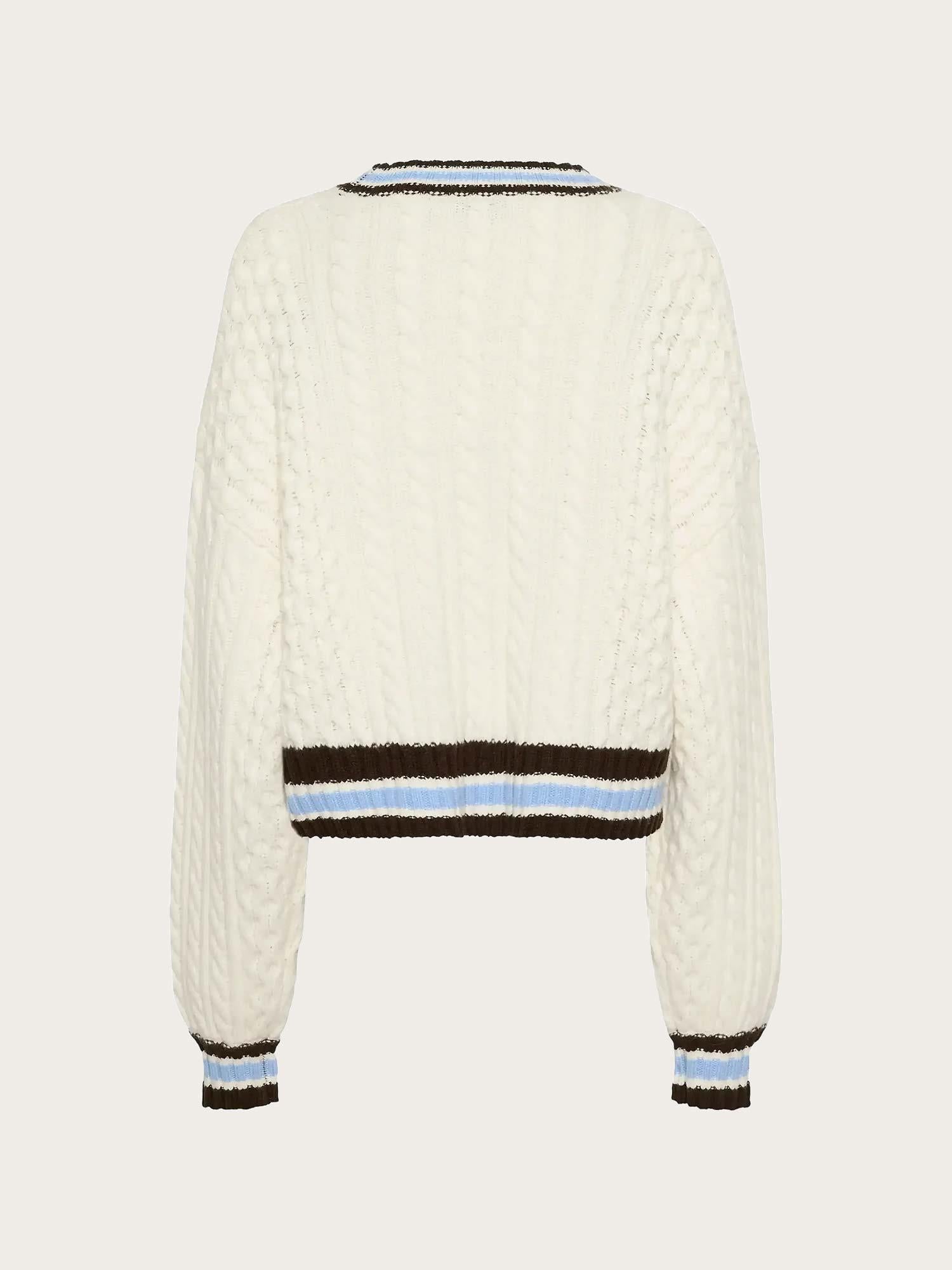 Taiba Pullover - Egret