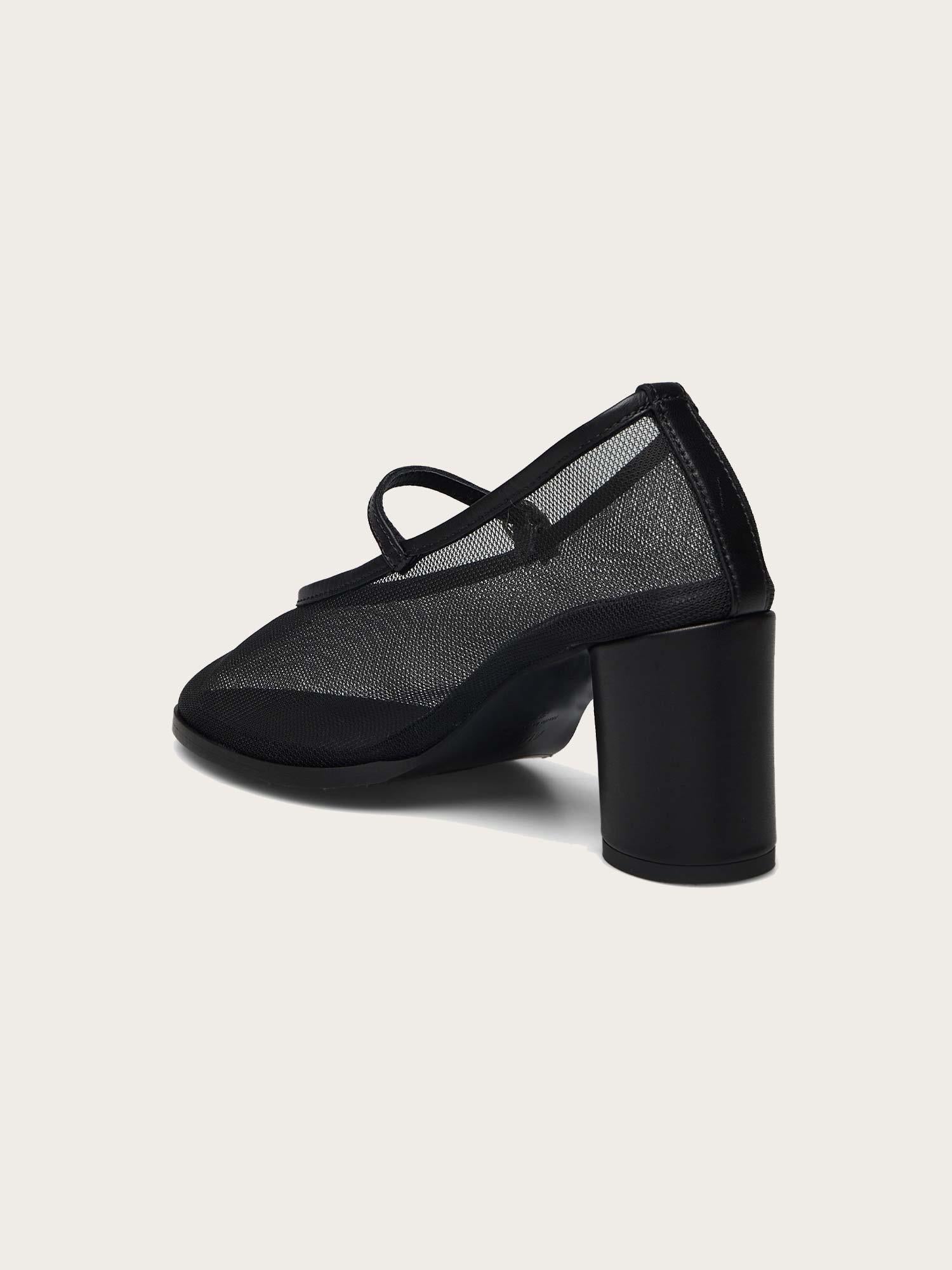 Esha Mesh Black Pumps