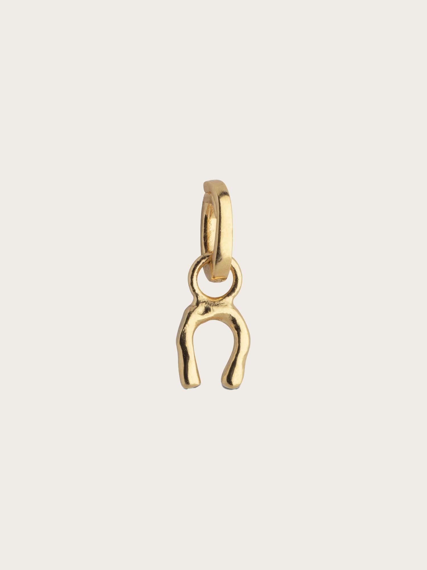 Charm Lucky Horseshoe - Gold