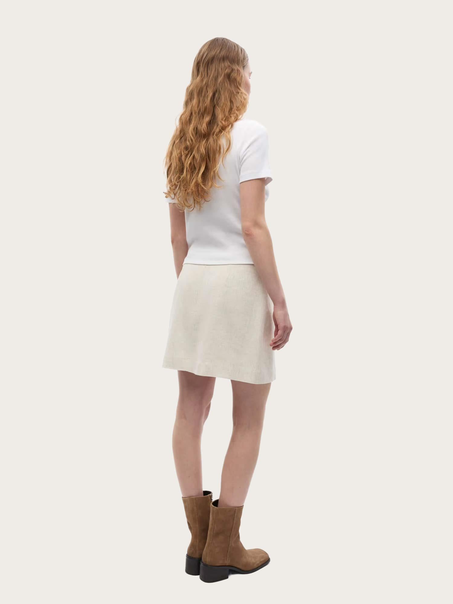 Ensnappie Skirt - Light Sand Melange
