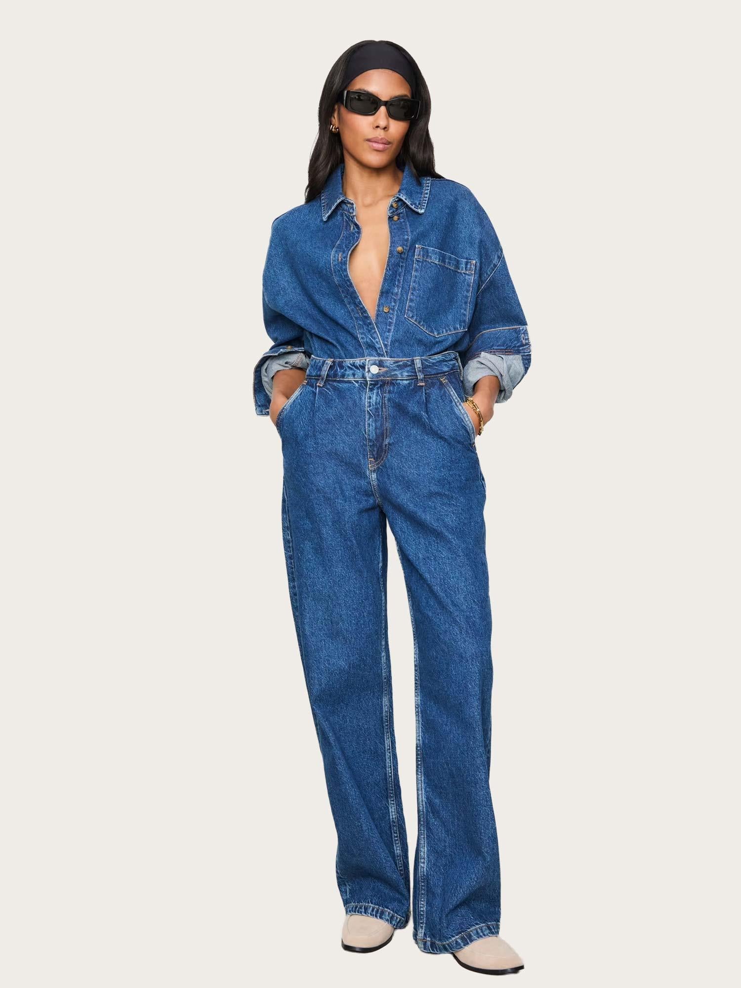 Alex Shirt - Washed Dark Blue