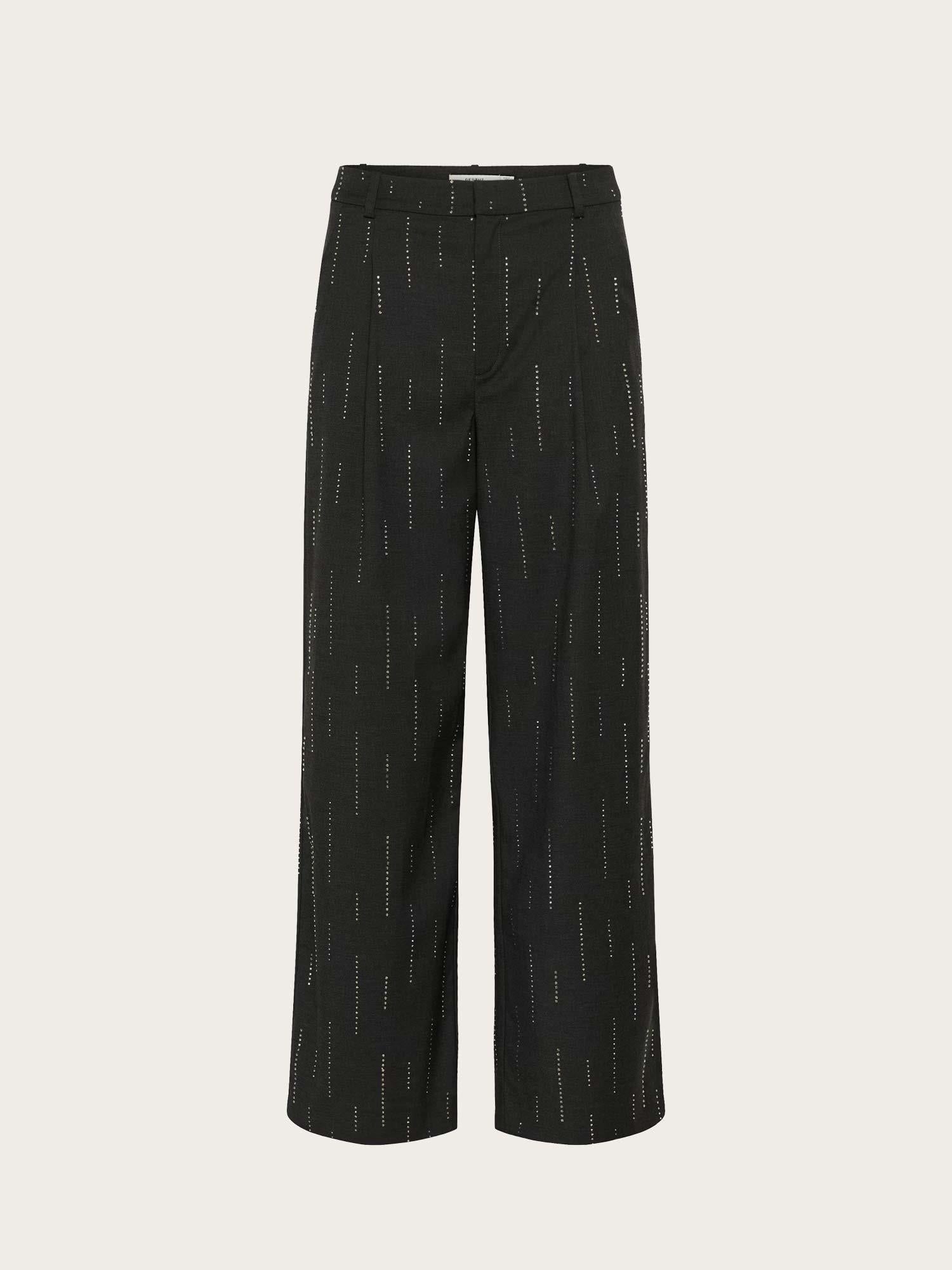 Adira MW Pants - Dark Grey Melange