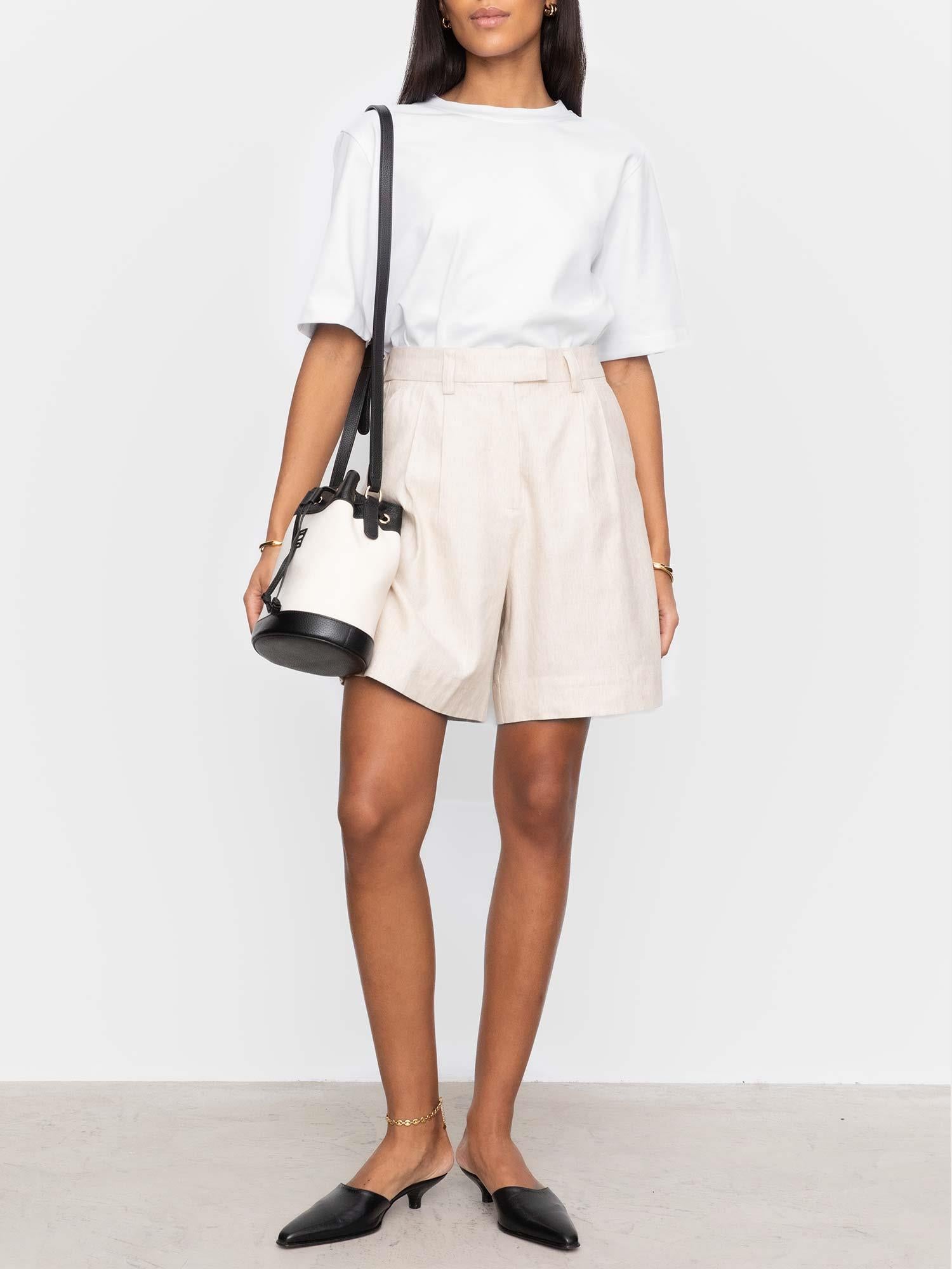 Daria Shorts - Light Sand Melange