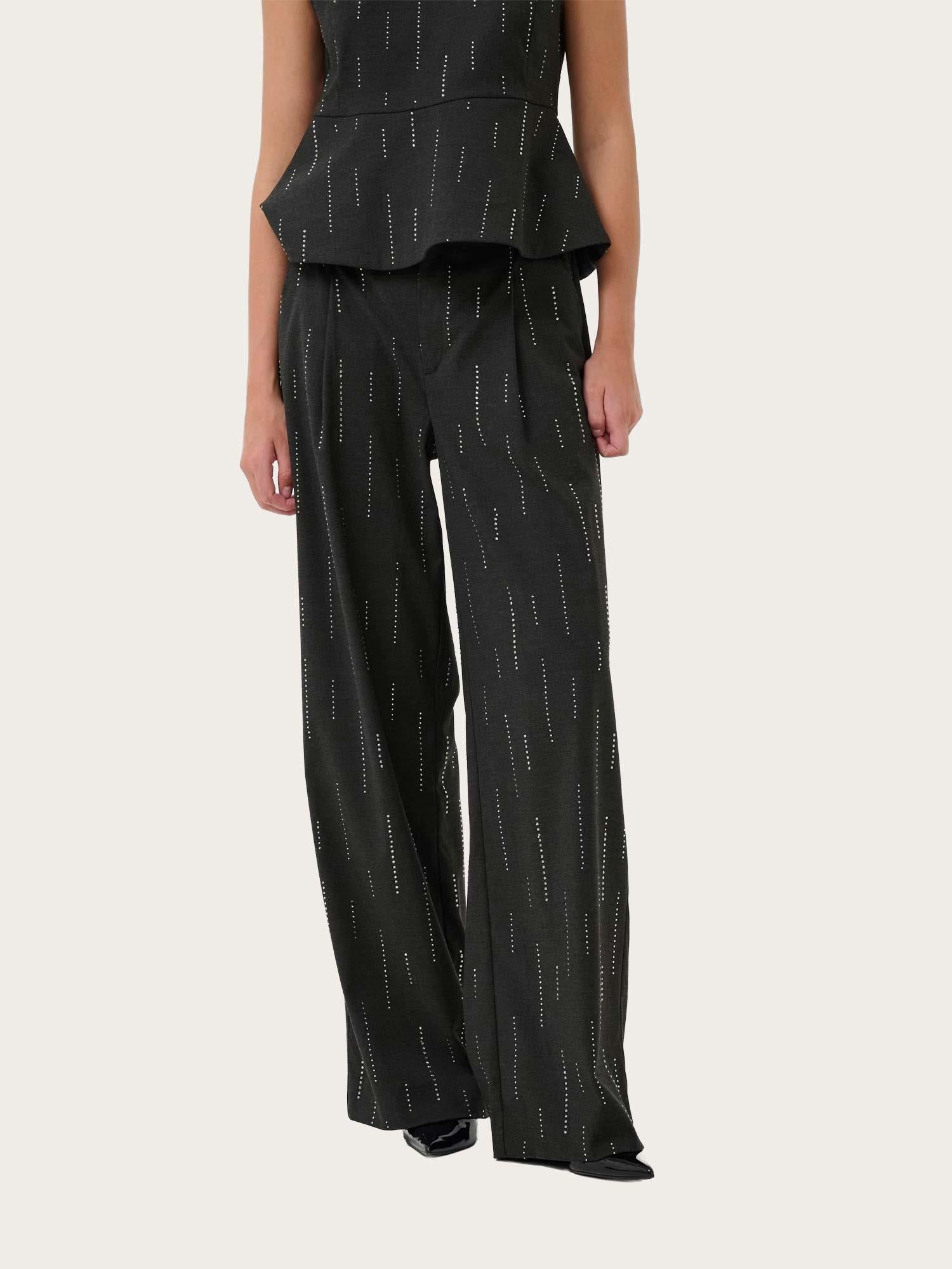 Adira MW Pants - Dark Grey Melange