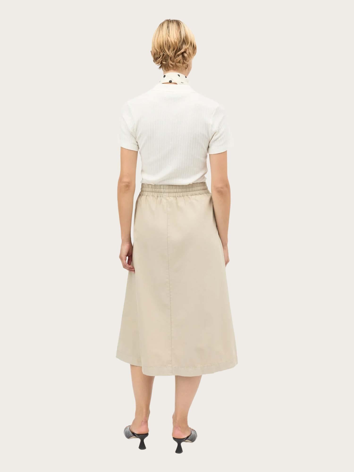 Dyed Weave Luni Skirt - Plaza Taupe