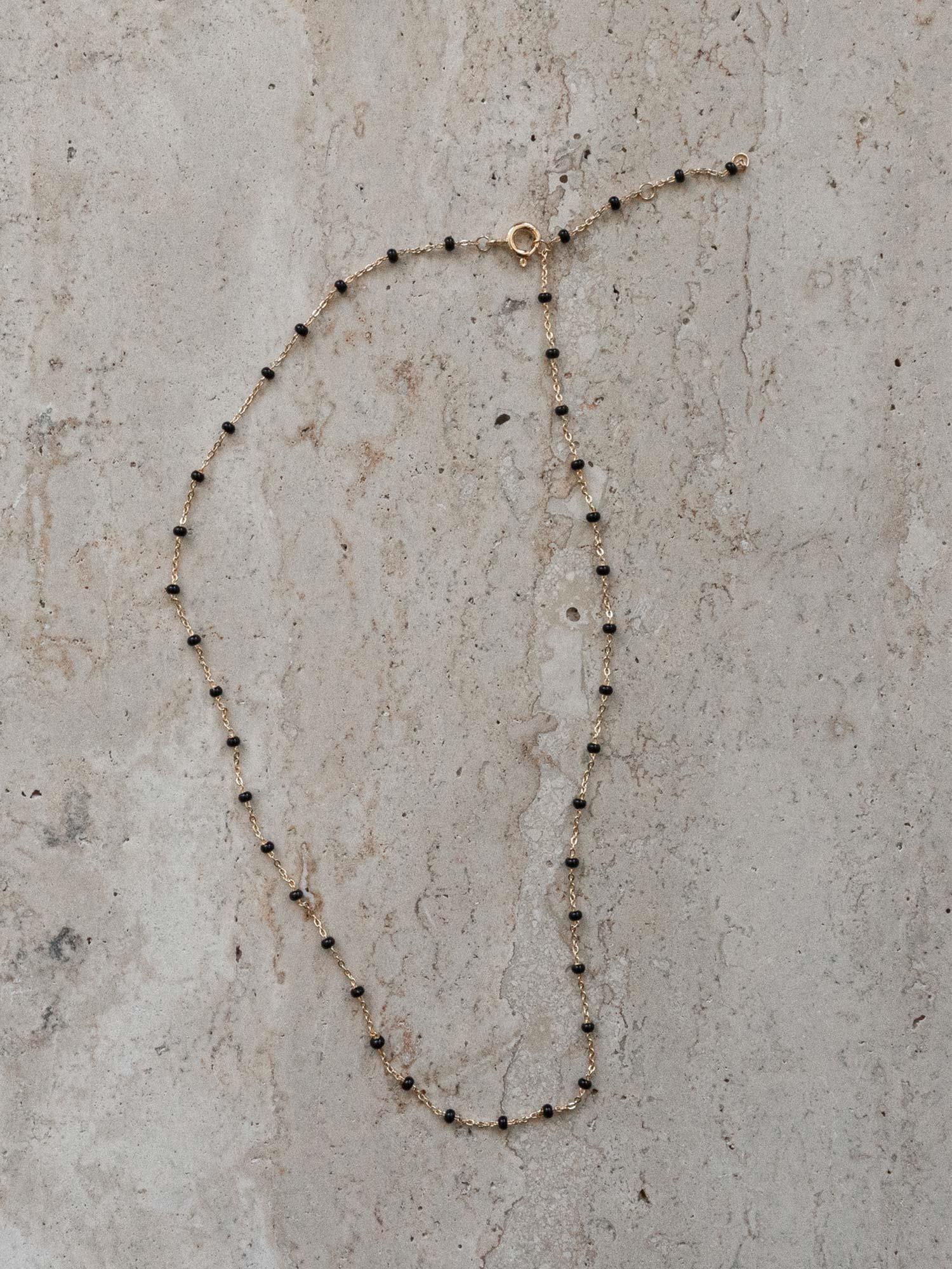 Necklace Lola Gold - Black