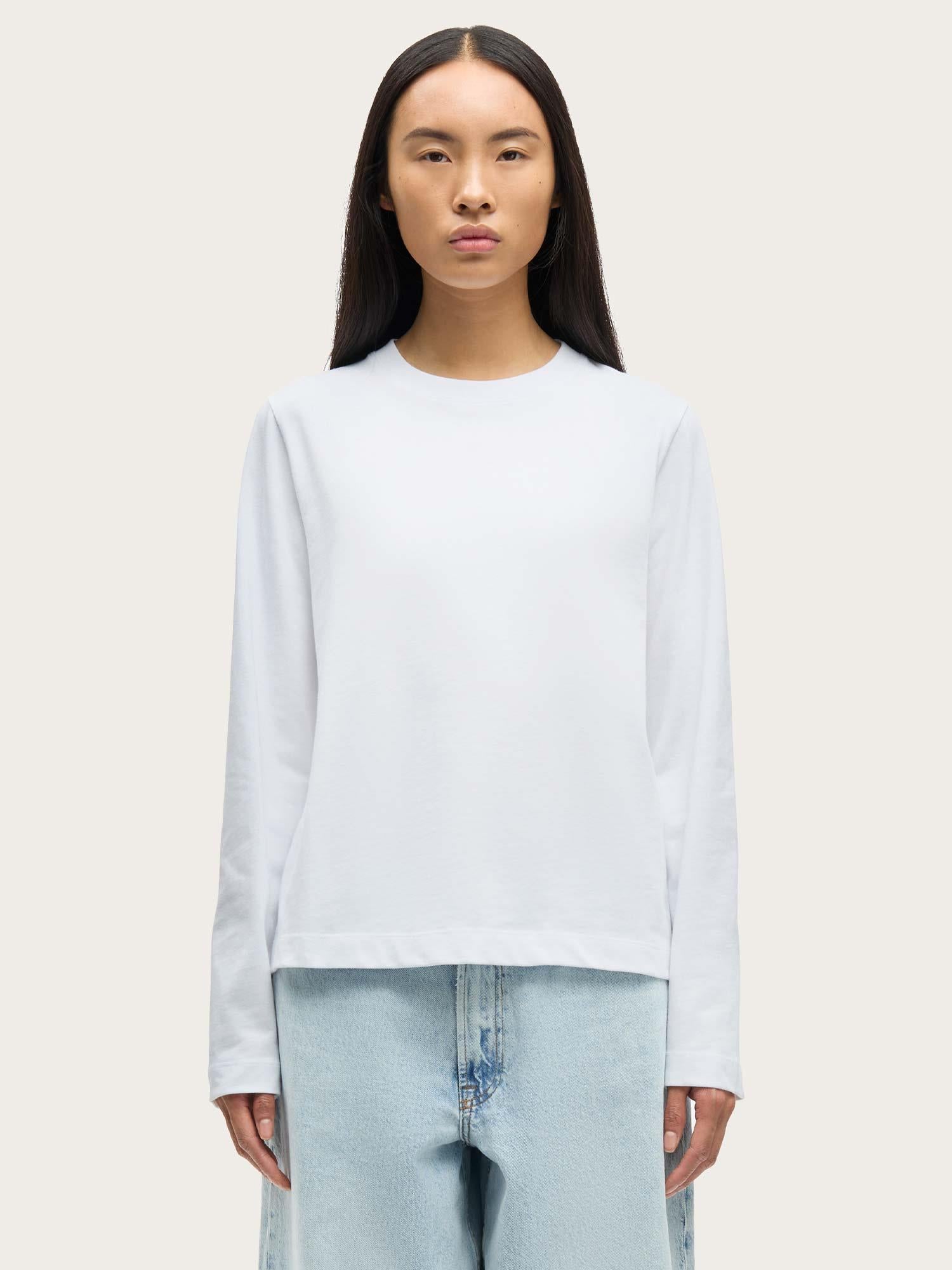 Sacamino ls t-shirt - White