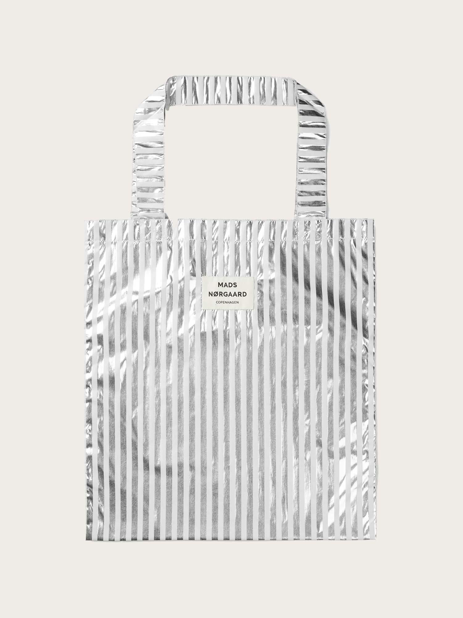Sacky Metallic Atoma Bag - Silver