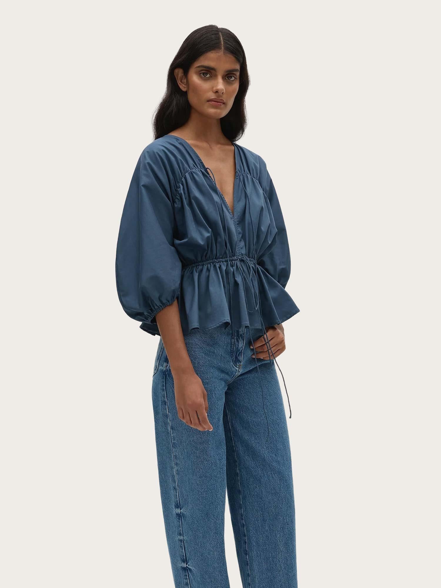 Sigrid Top - Vintage Navy