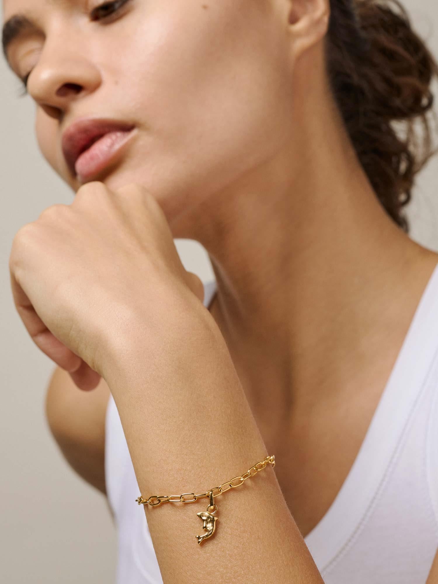 Charm Joyful Dolphin - Gold