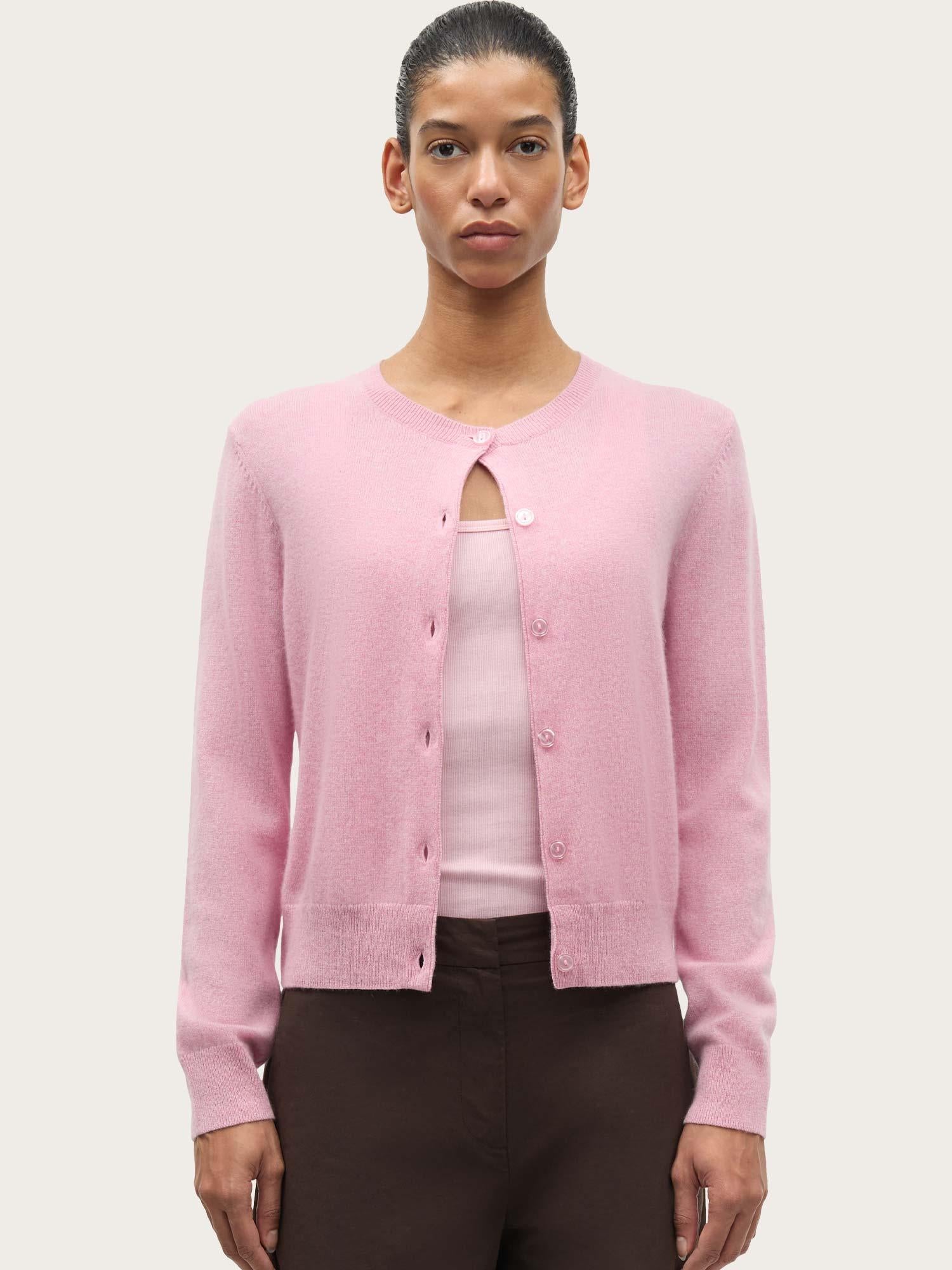 Saboston Cardigan - Bleached Mauve