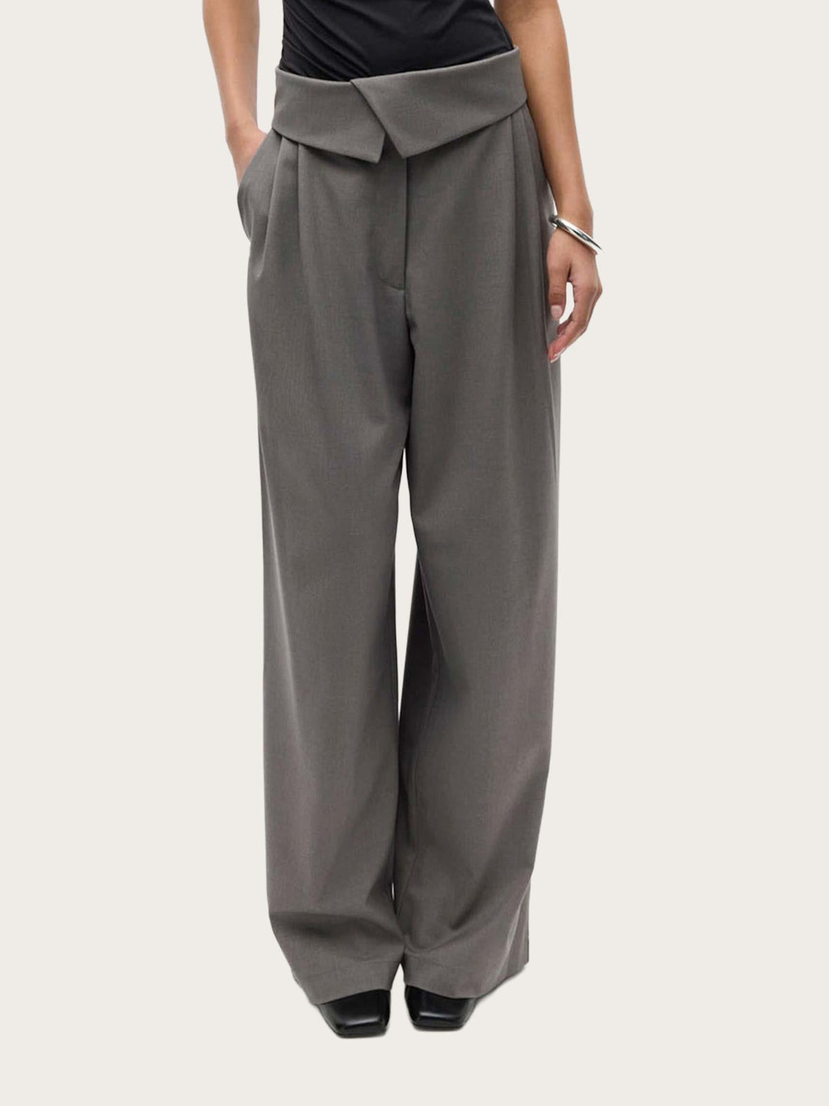 Endore Waist Pants - Gray Mel.
