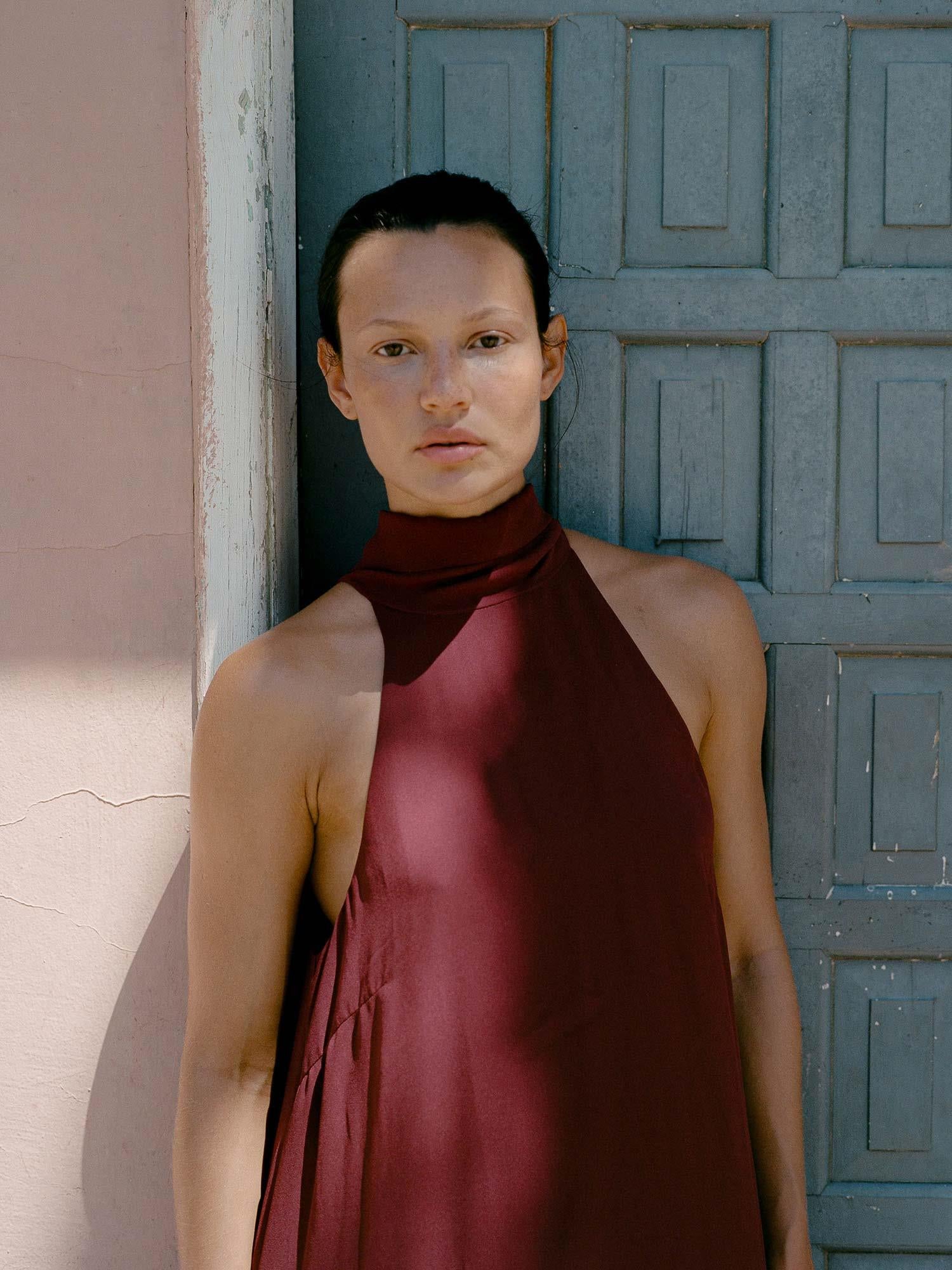 Dorah Dress - Cabernet