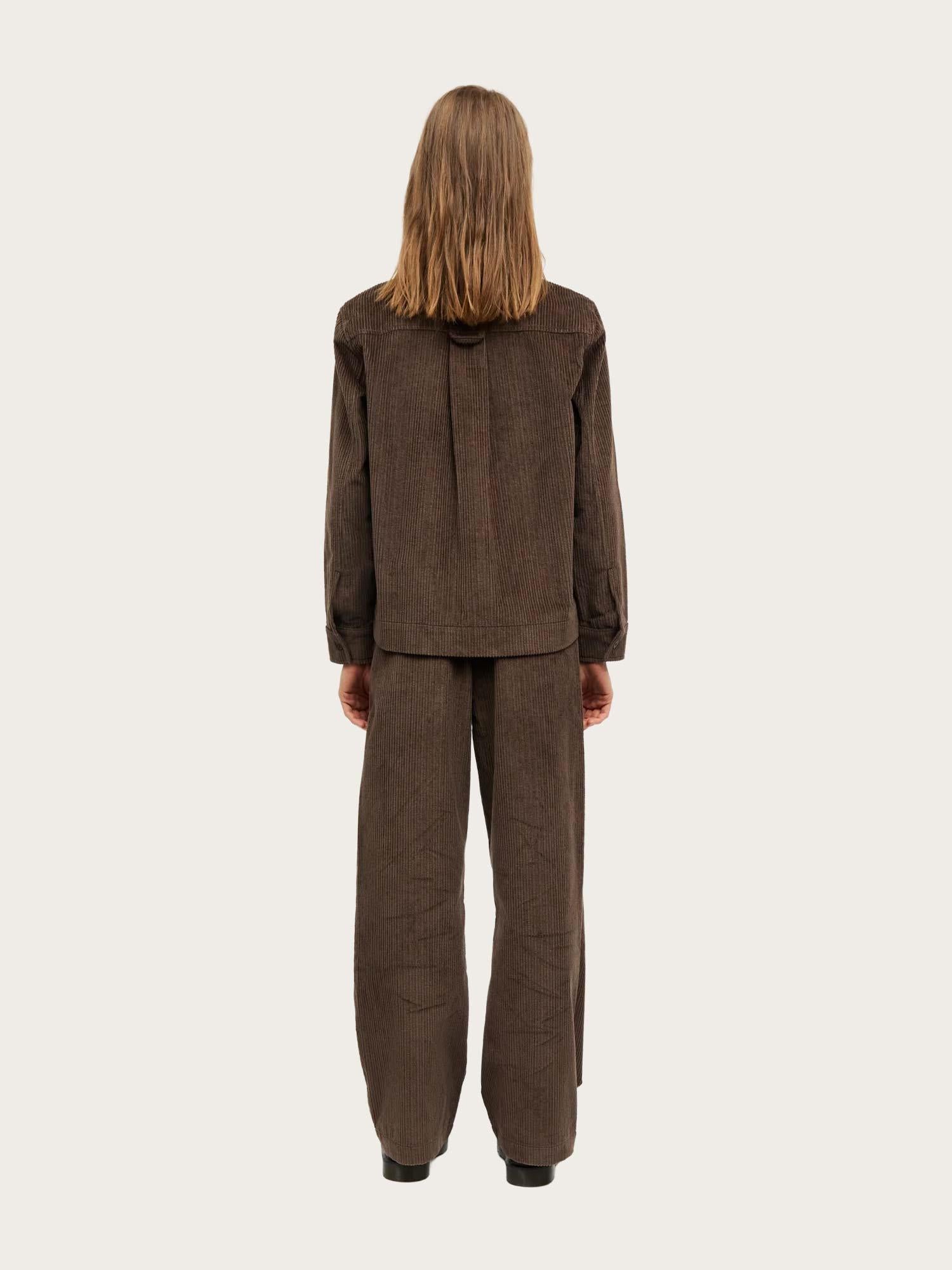 Pretty Cord Carly Pants - Demitasse