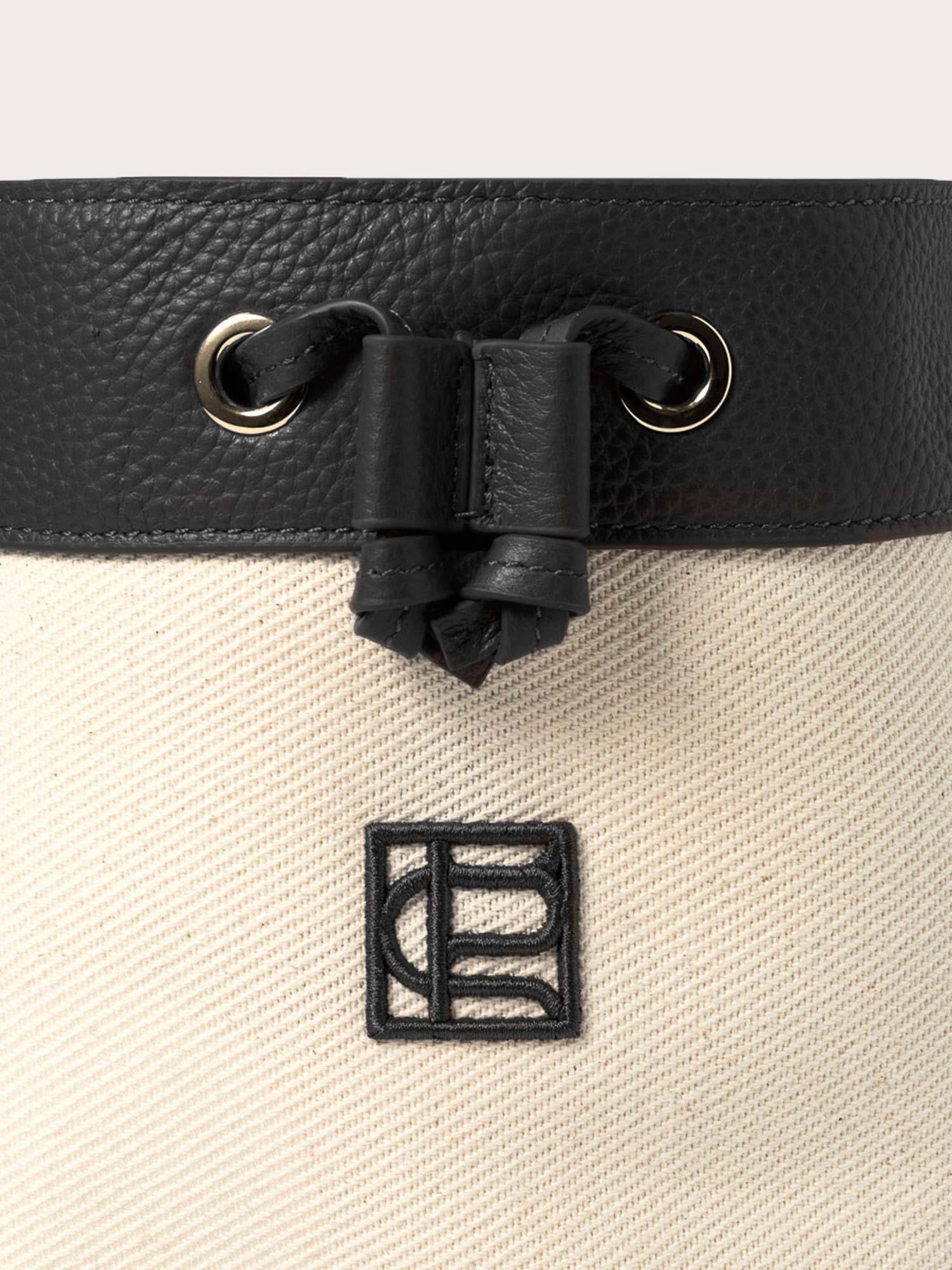 Canvas Bucket Bag - Black