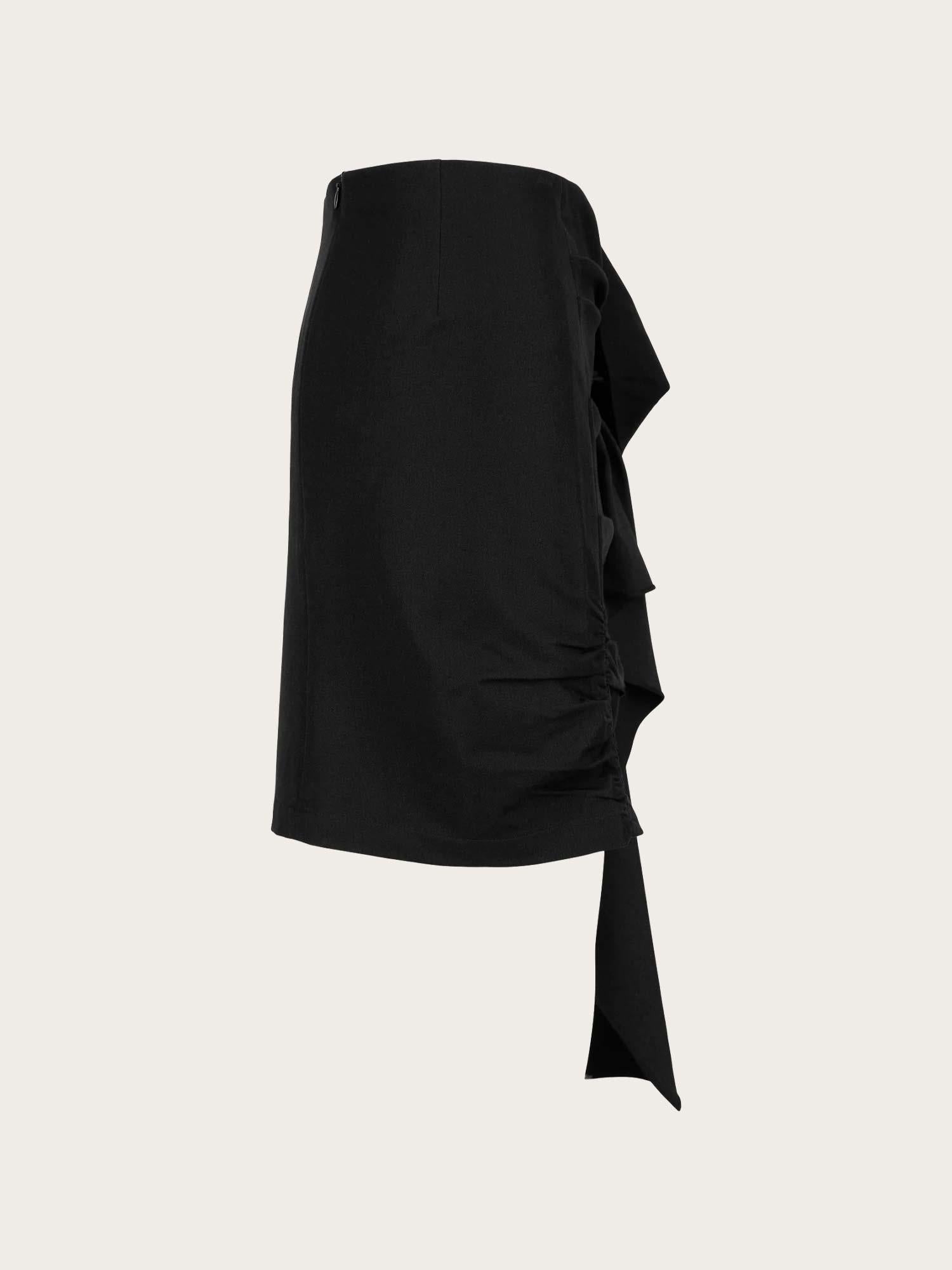Air Chambray Skirt - Black