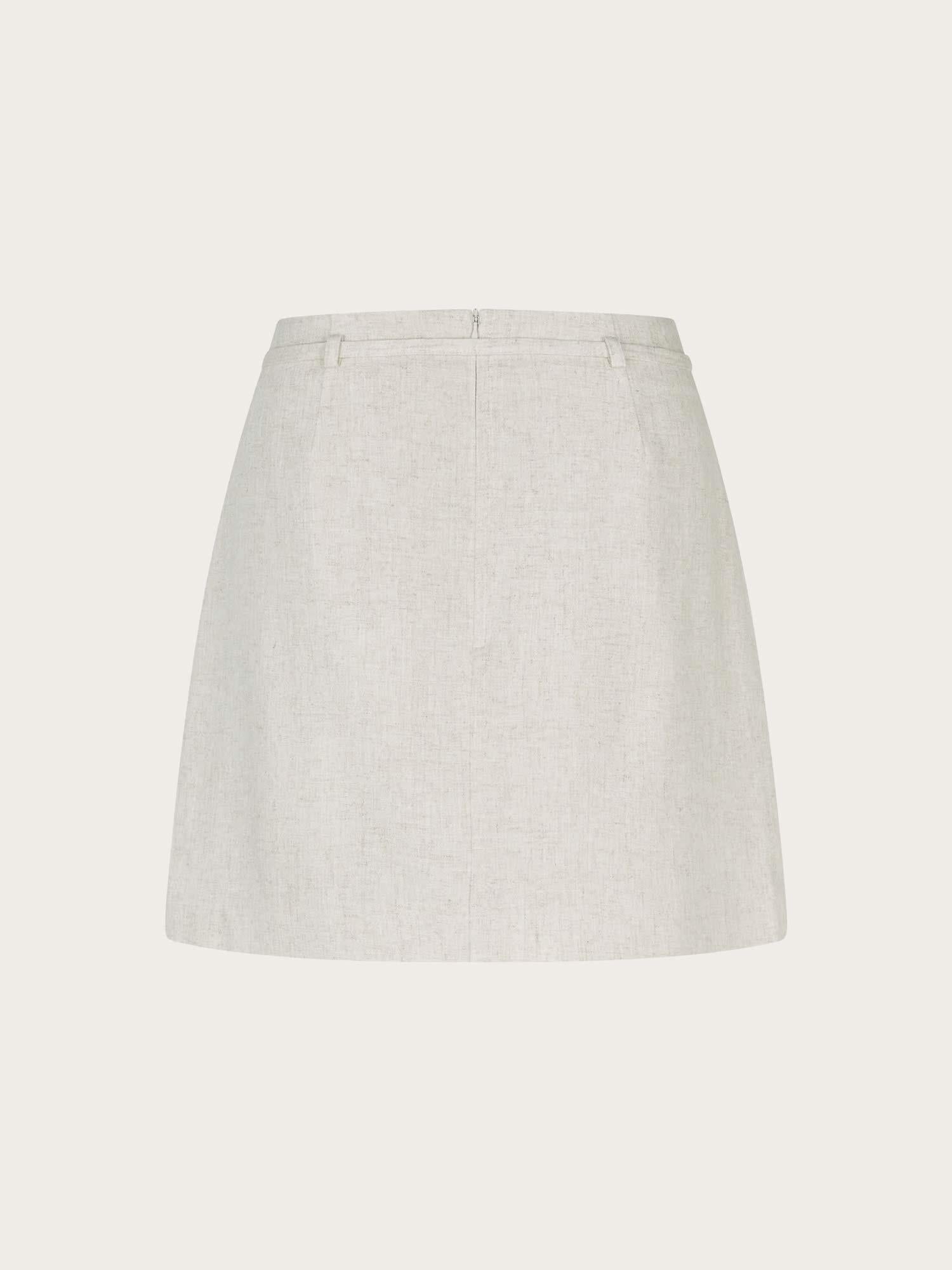 Ensnappie Skirt - Light Sand Melange