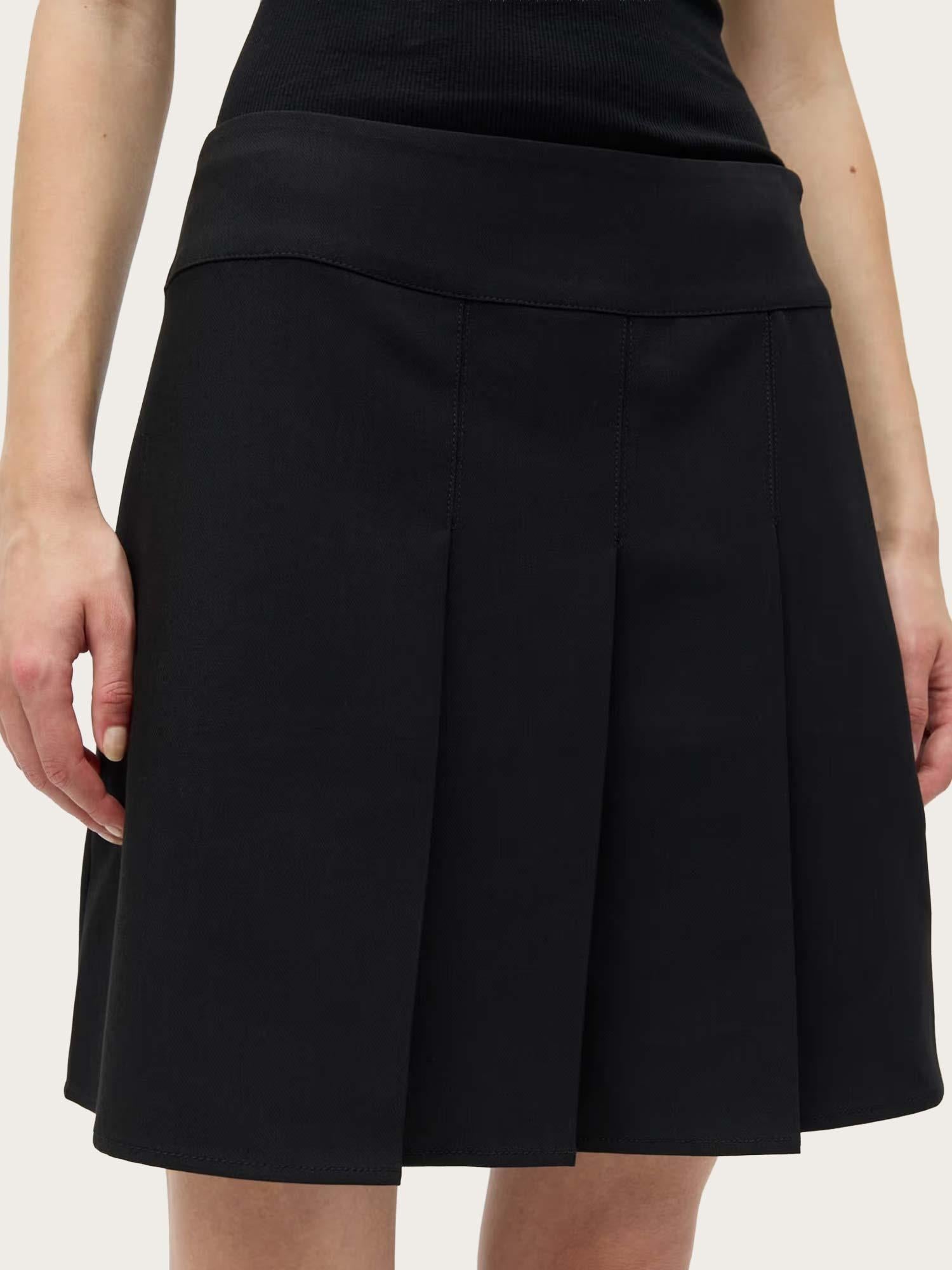Enrose Mini Skirt - Black