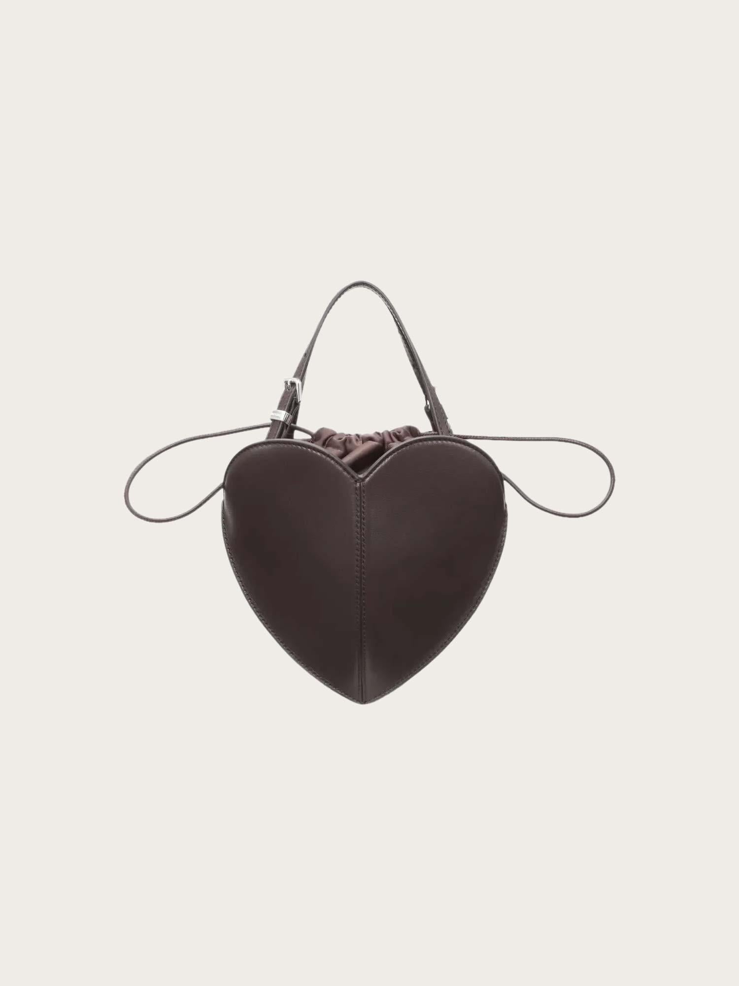 Leather Heart Bag - Molé