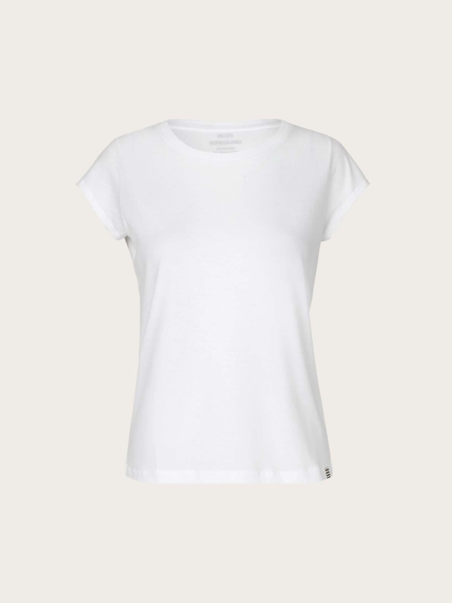 Fine Jersey Teasy Tee - White