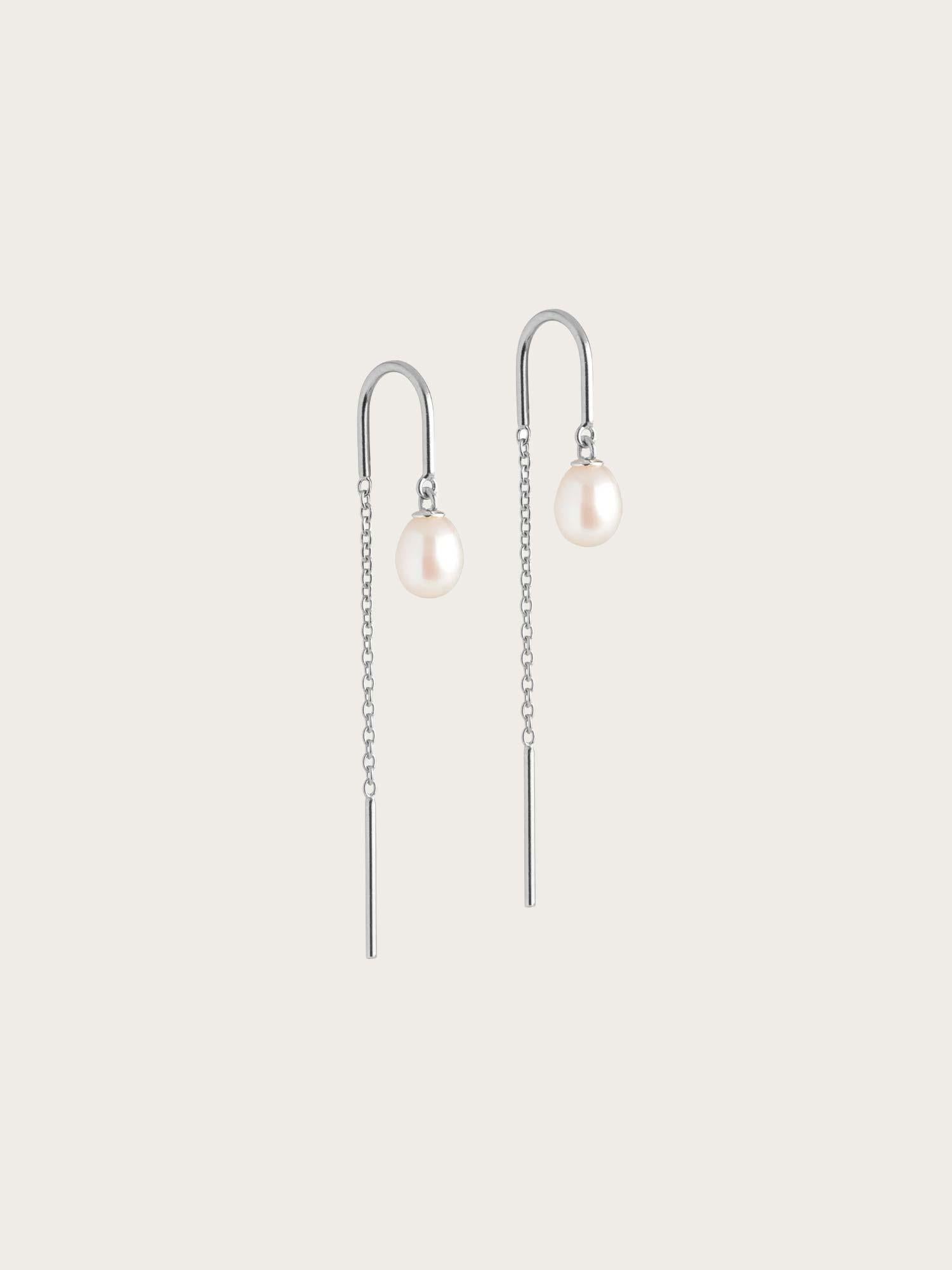 Earring Eleanor Pearl - Silver