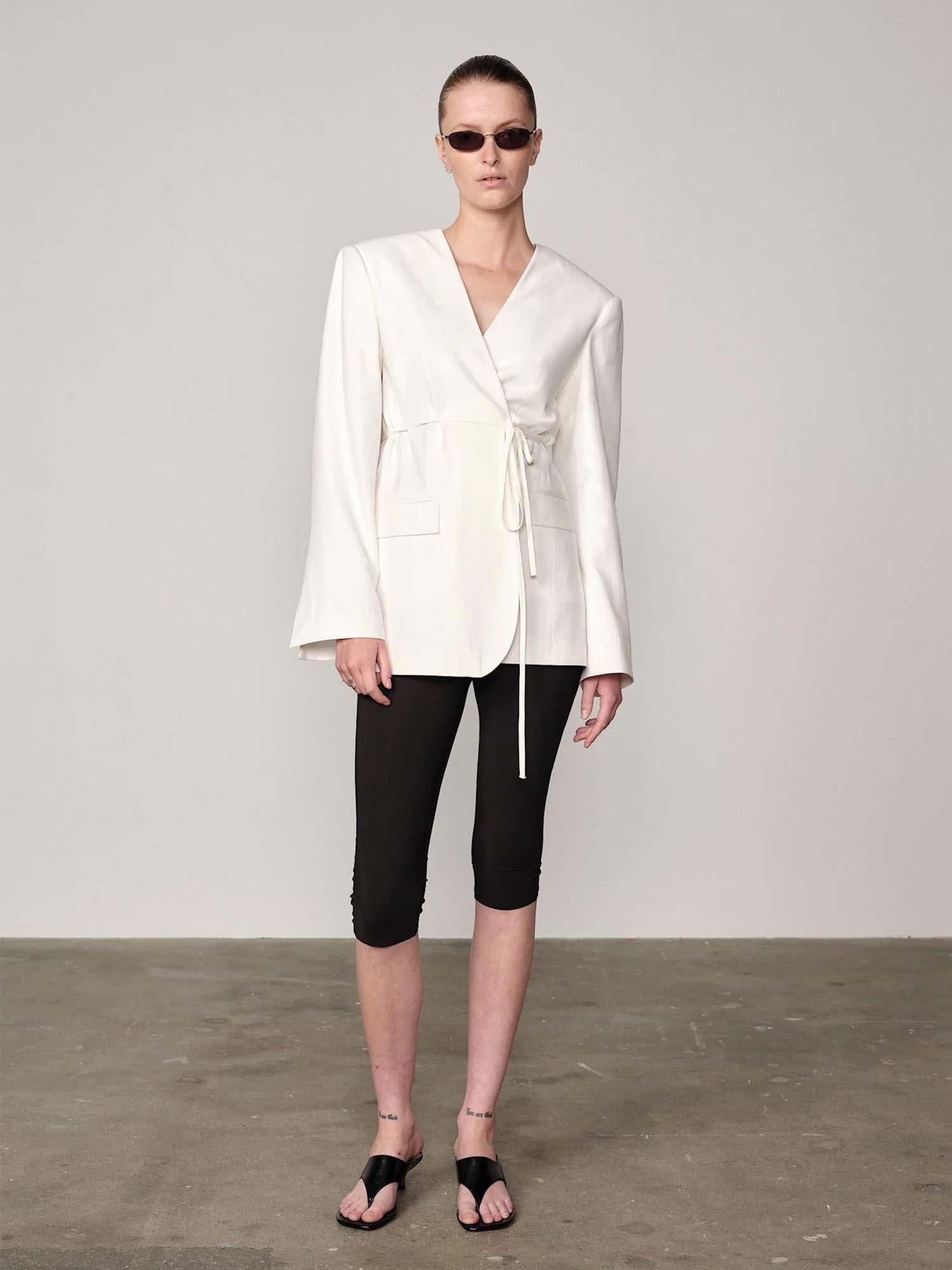 Indiana Oversized Blazer - White