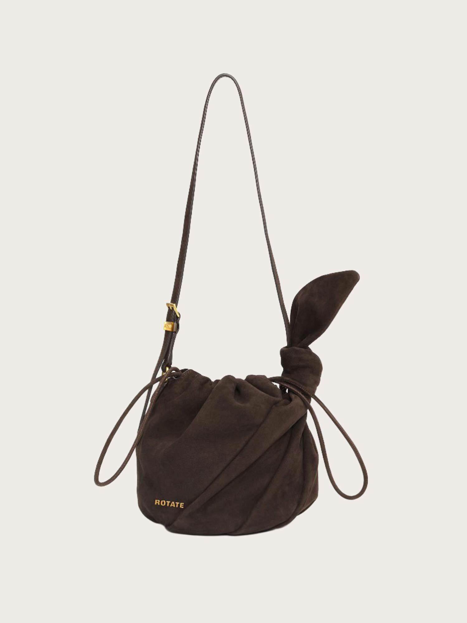 Suede Bon Bon Bag - Chocolate Torte