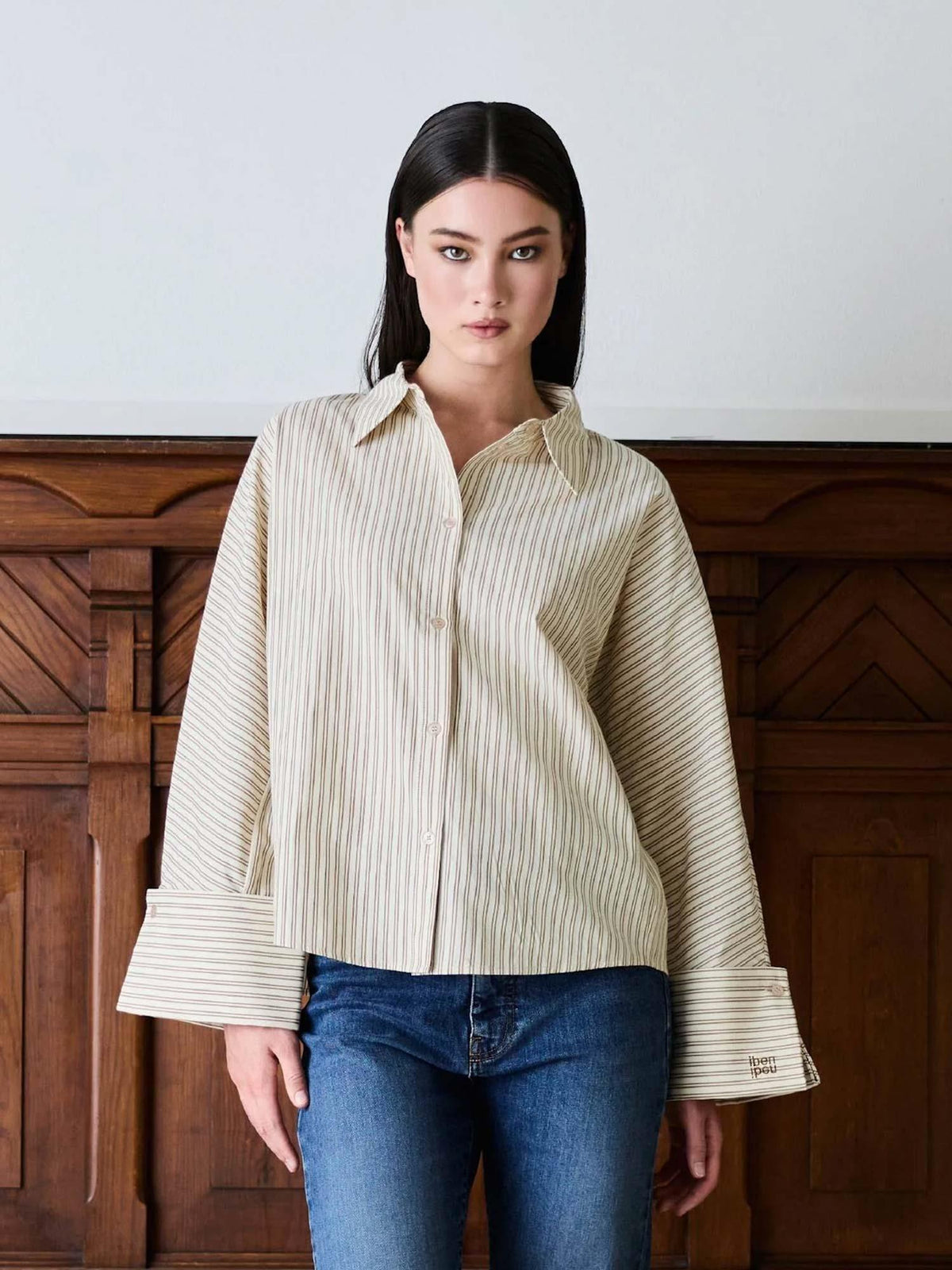 Atari Shirt - Oat Stripe
