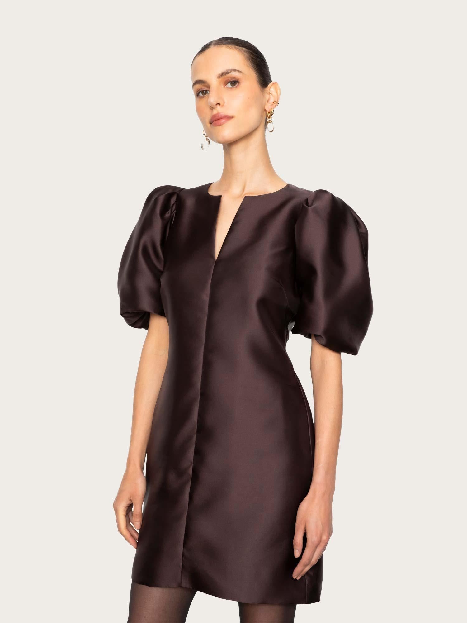 Rosie Dress - Dark Brown