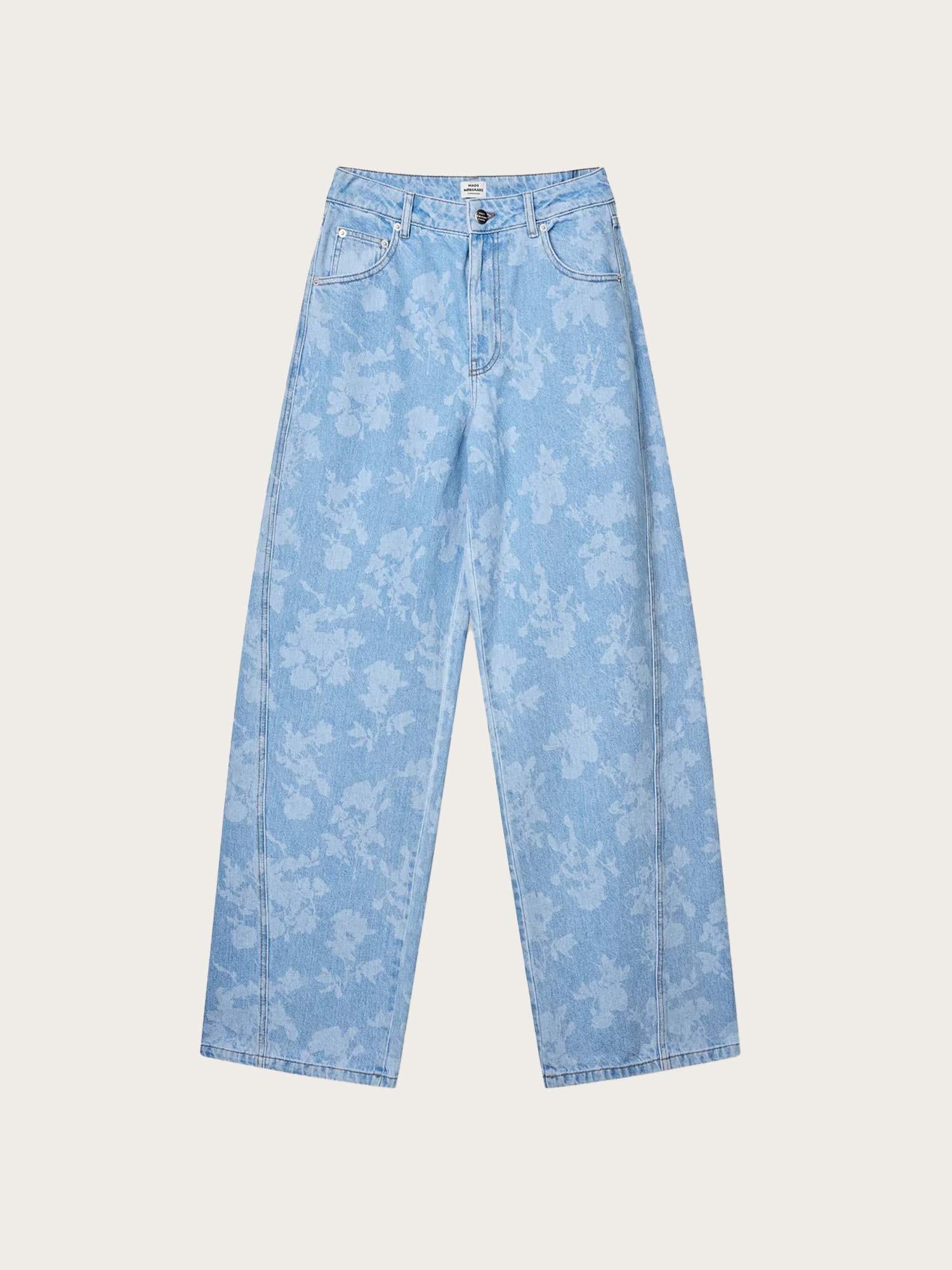 Art Denim Christel jeans - Light Denim/Ink Flower AOP