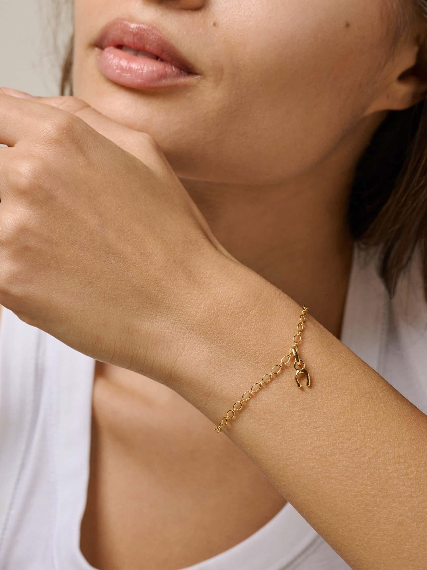 Charm Lucky Horseshoe - Gold