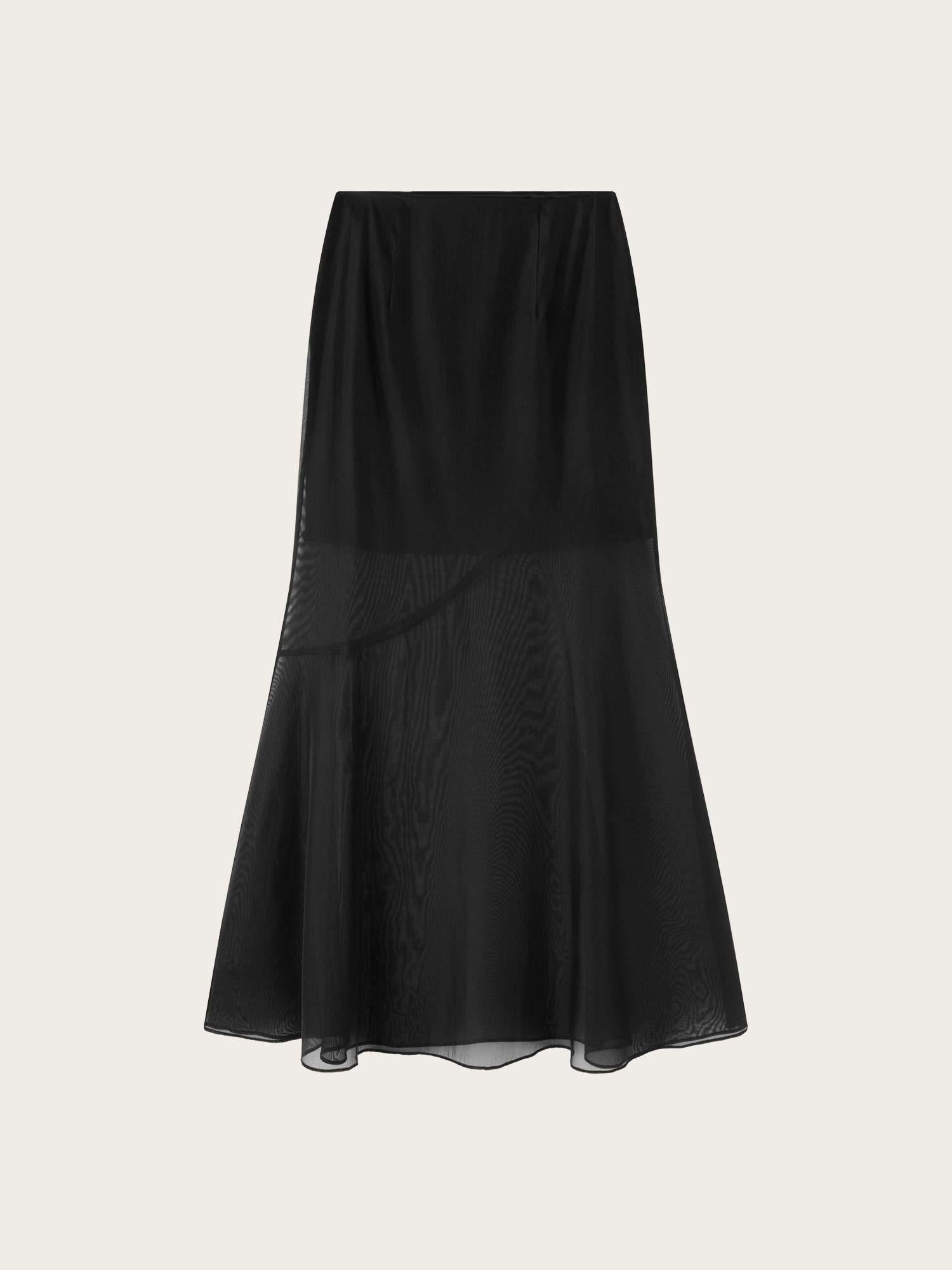 Cedar Flared Skirt - Black