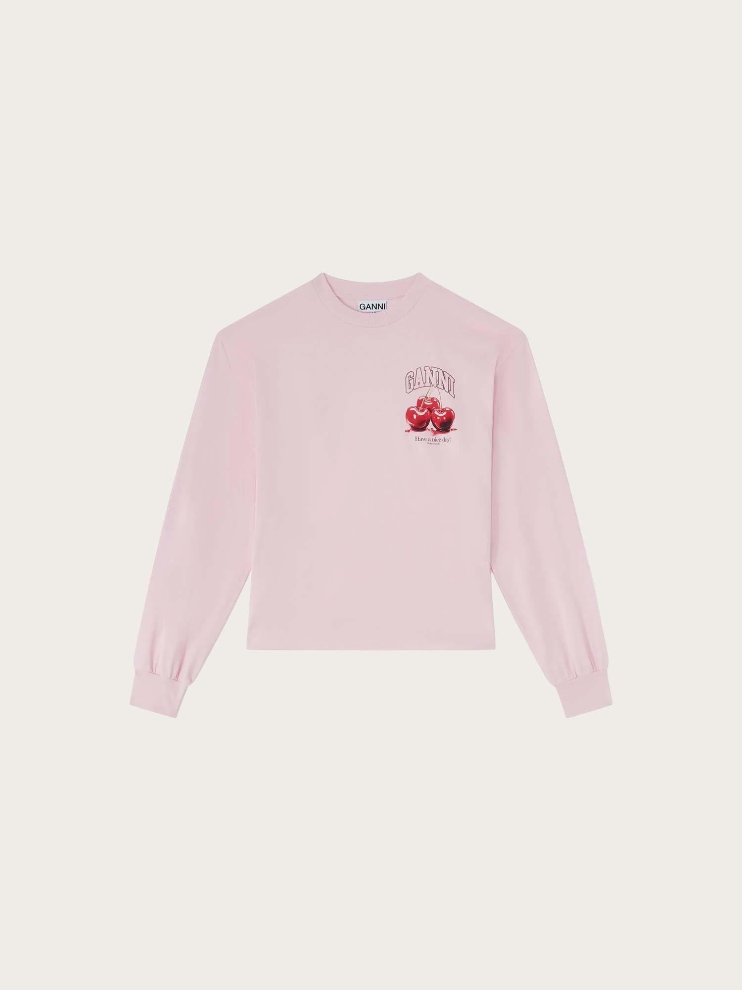 Basic cotton jersey Long sleeve - Chalk Pink