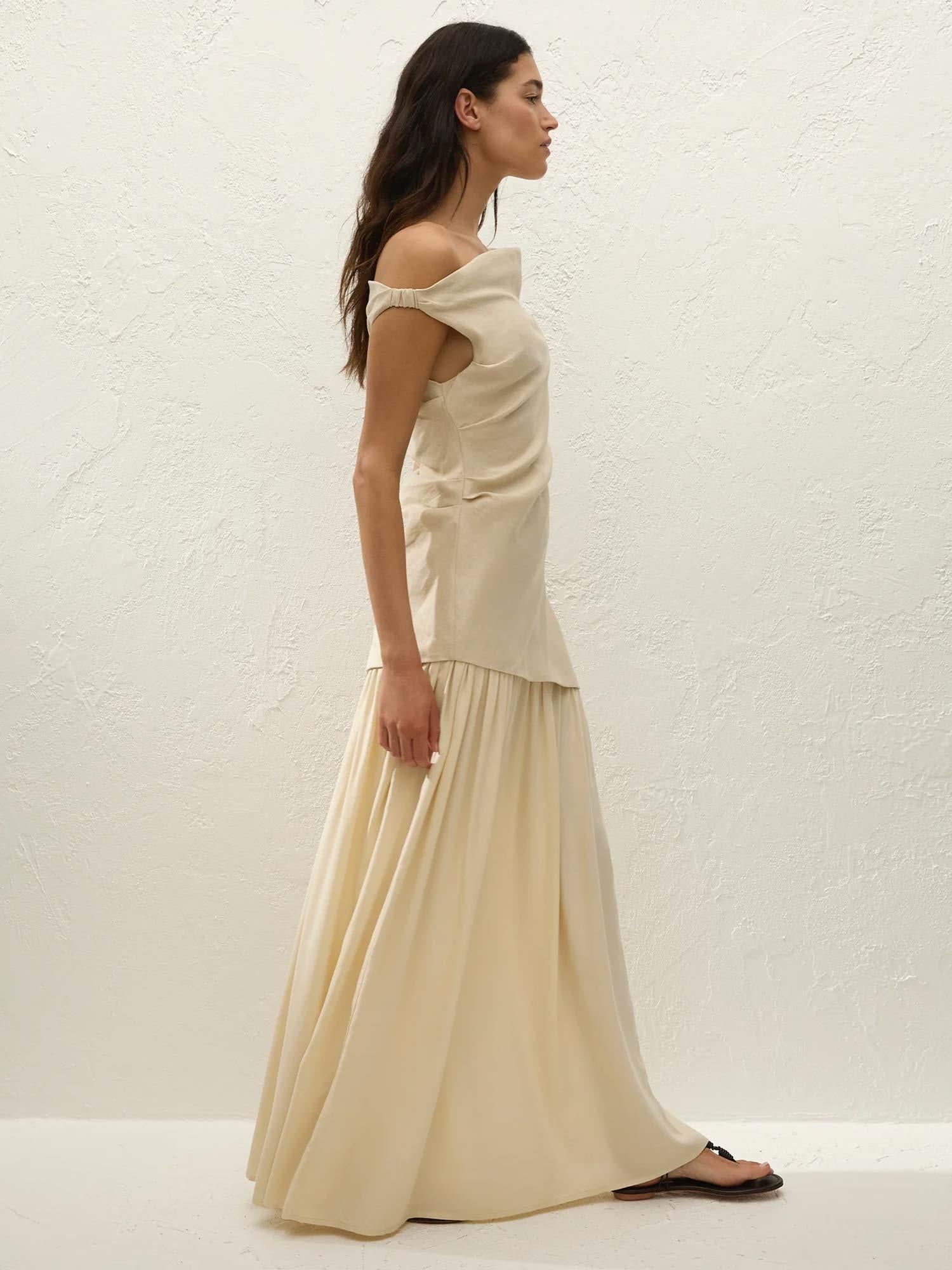 Roma Maxi Dress - Panna