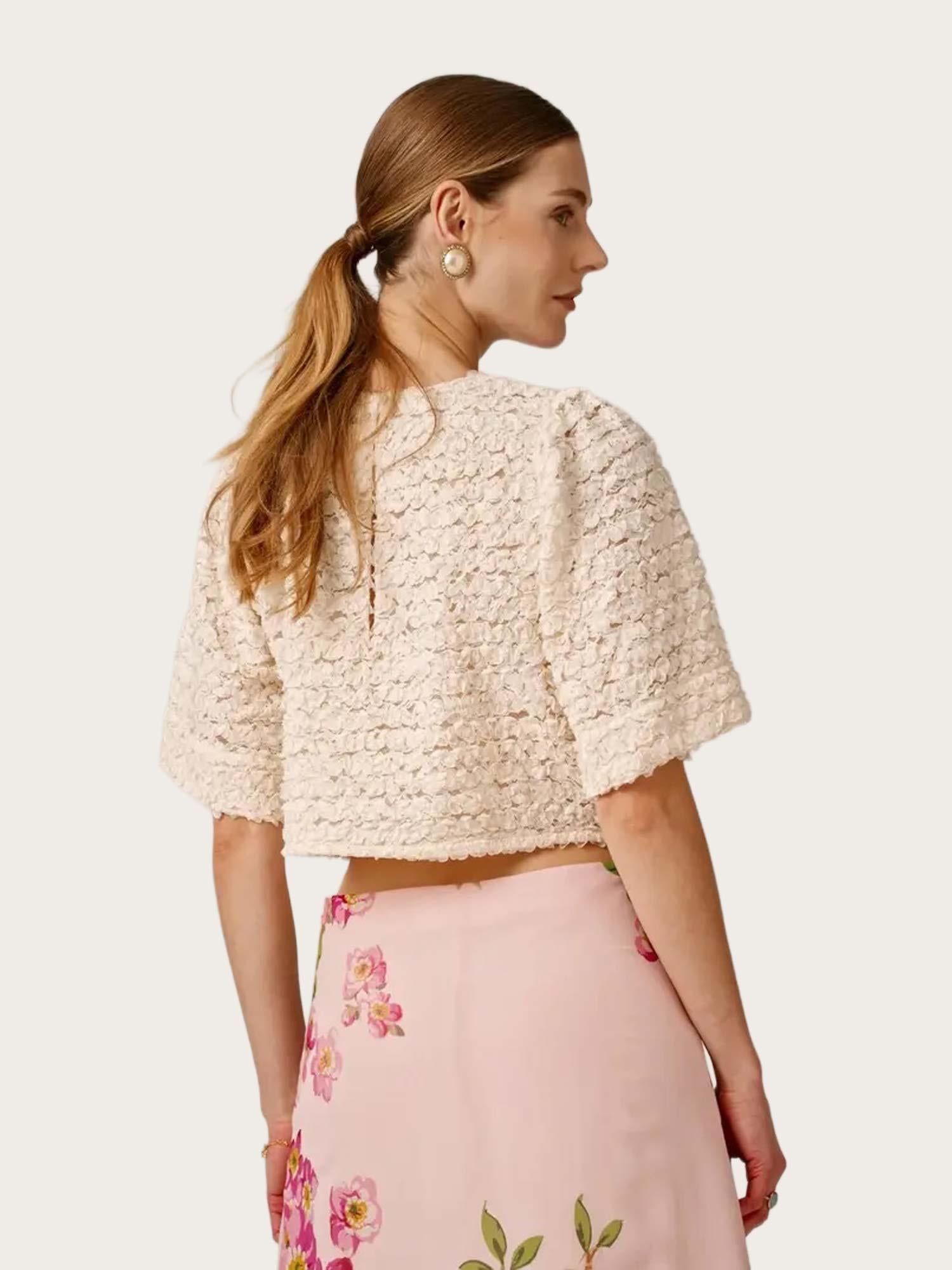 Lace Blouse - Vintage White