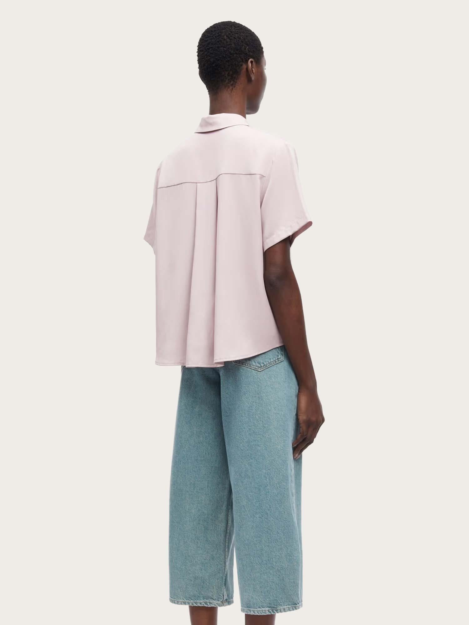 Mina ss Shirt - Violet Ice