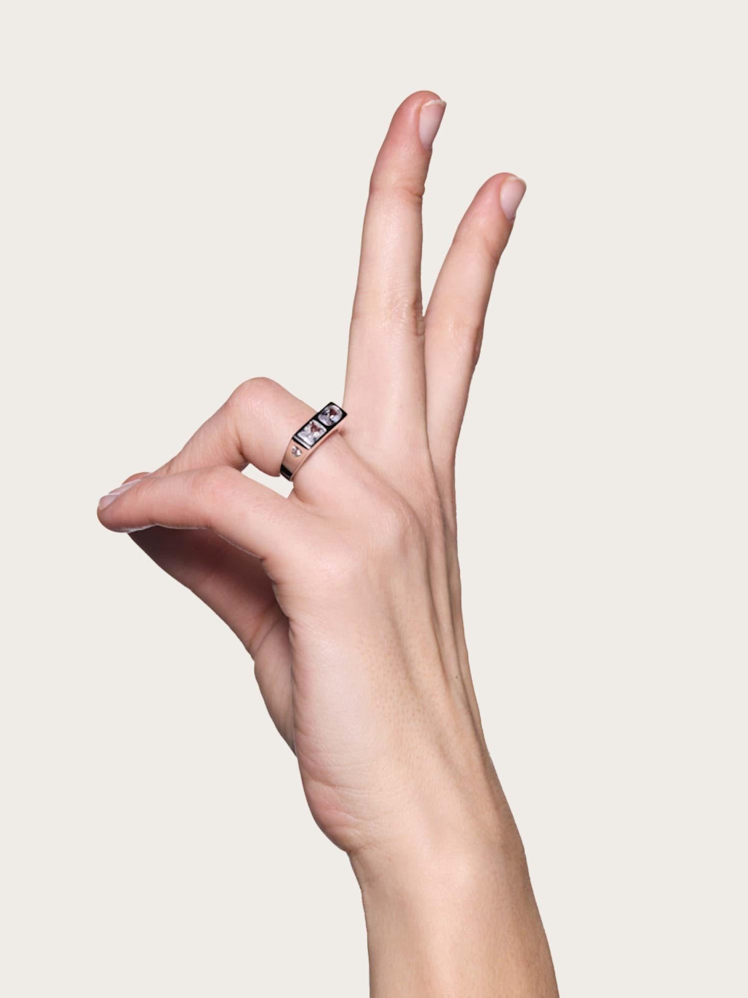 Us Three Signet Ring - Silver