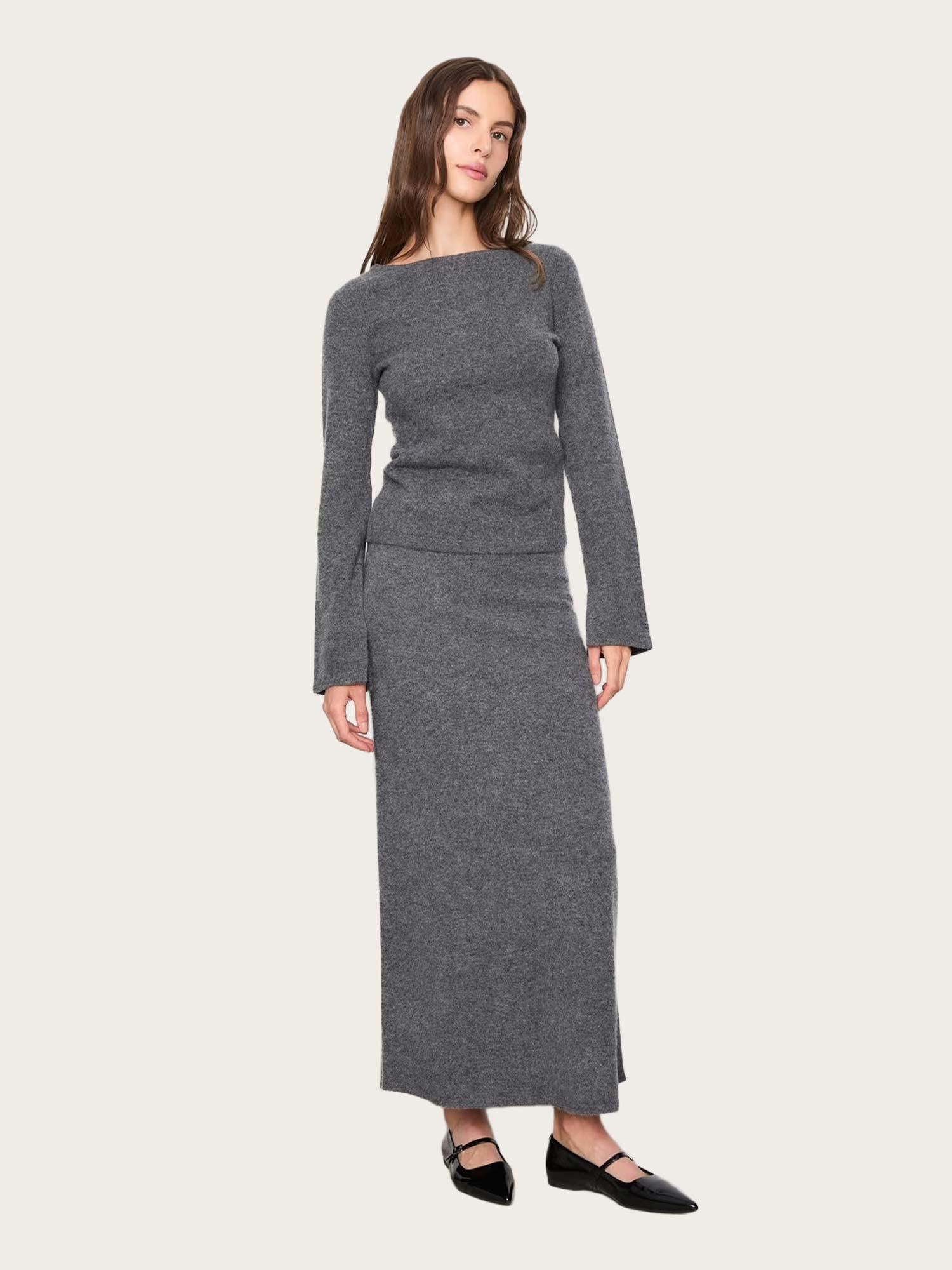 Joyce Knit - Dark Grey Melange