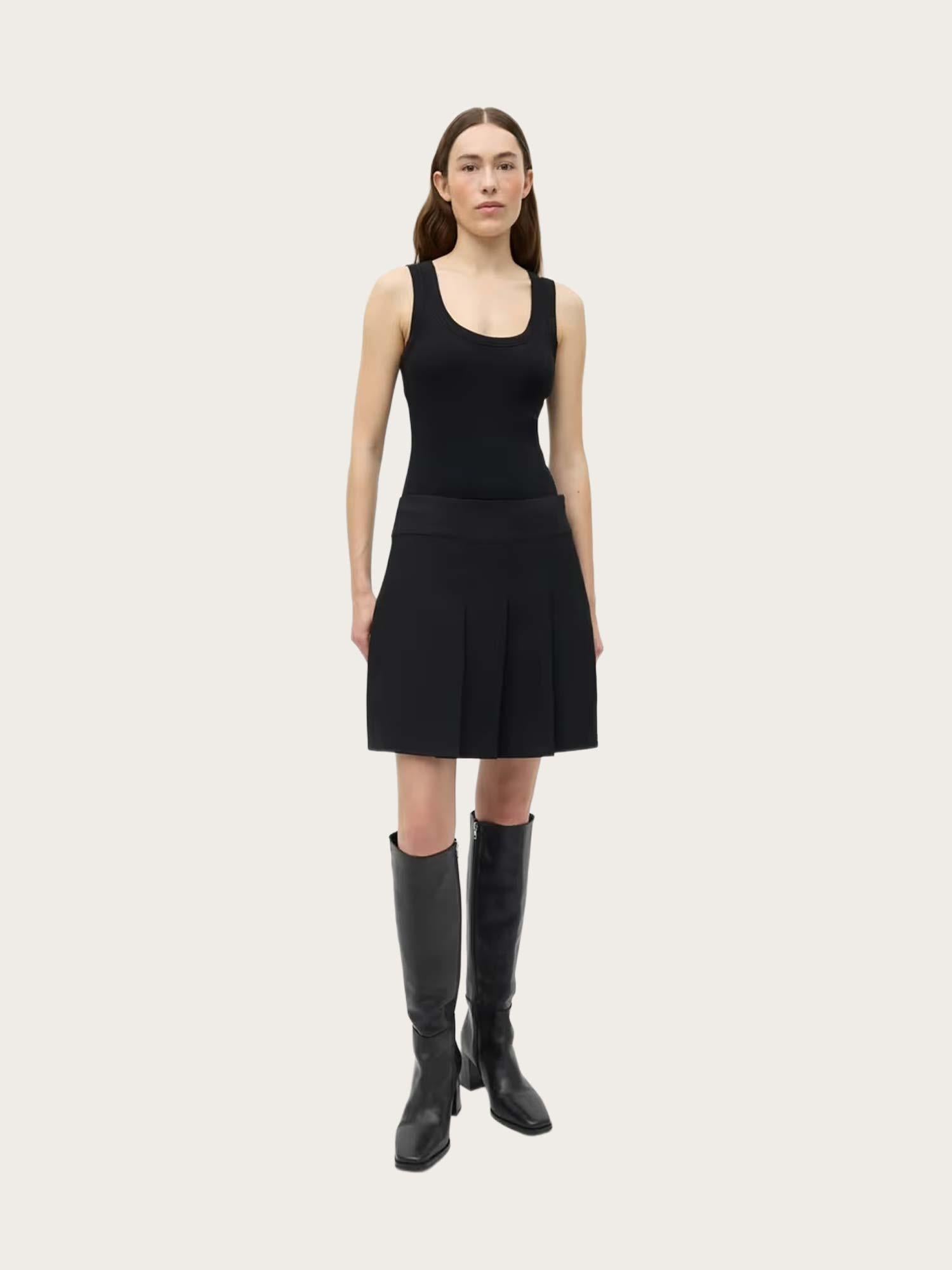 Enrose Mini Skirt - Black